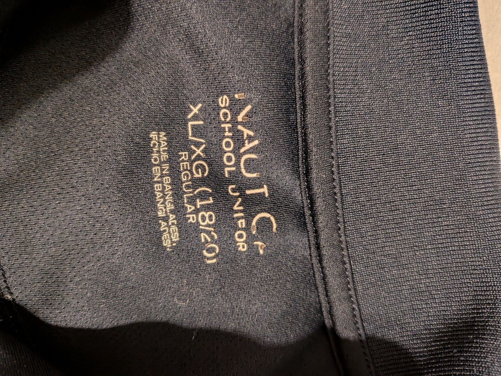 Nautica Kids Dark Blue School Uniform Polo Shirt XL (18-20) Regular image 4