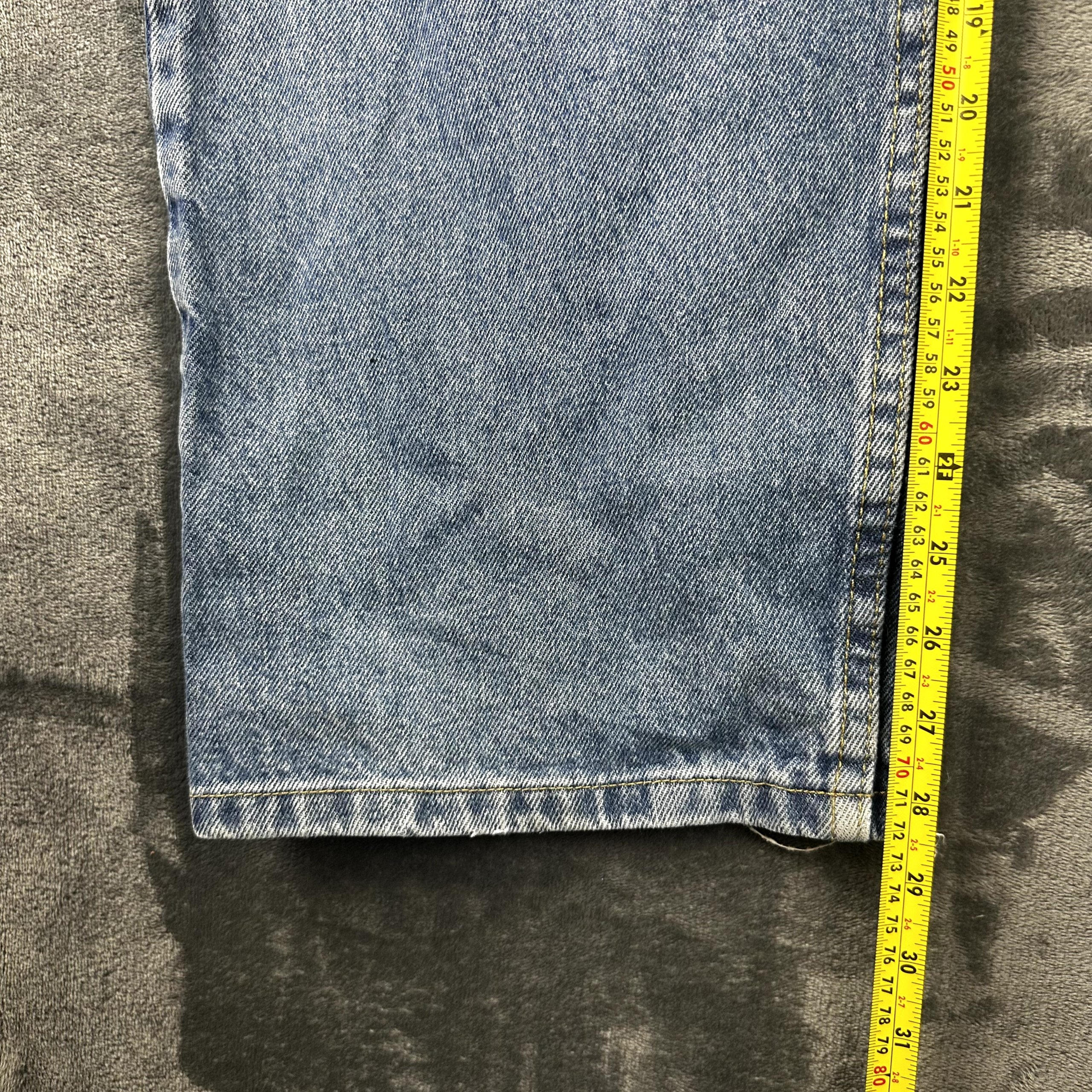 Lee Men’s Blue Relaxed Fit Straight Leg Jeans W40 L27 Mid Wash image 4