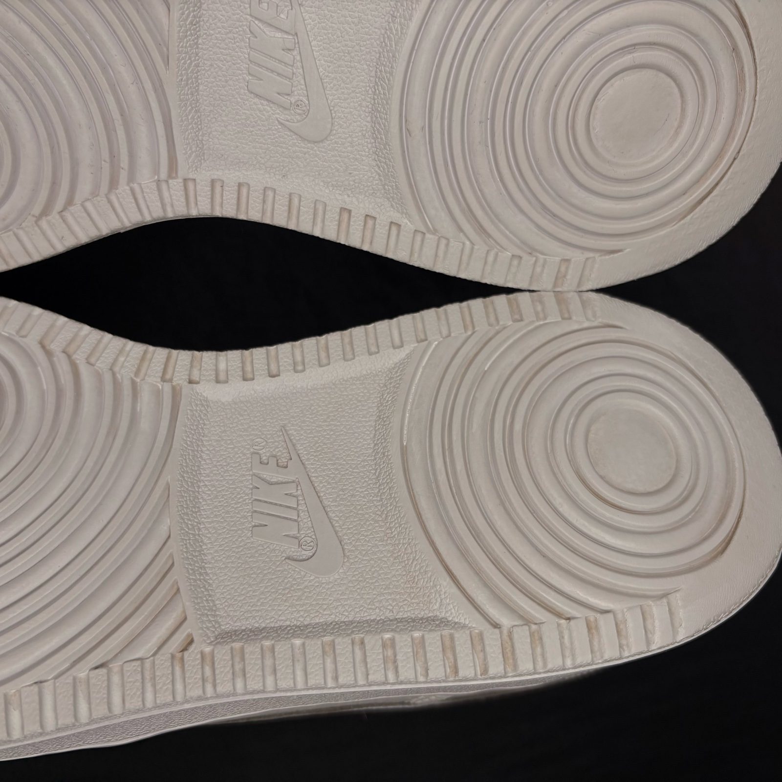 Nike White & Silver Court Vision Low Sneakers image 8