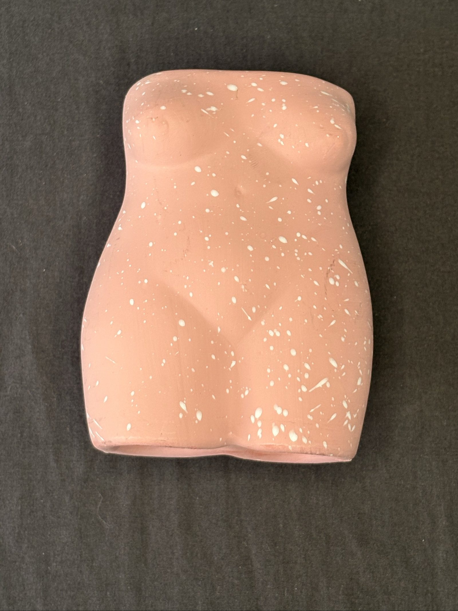 TYPO Pink Speckled Ceramic Female Torso Figurine