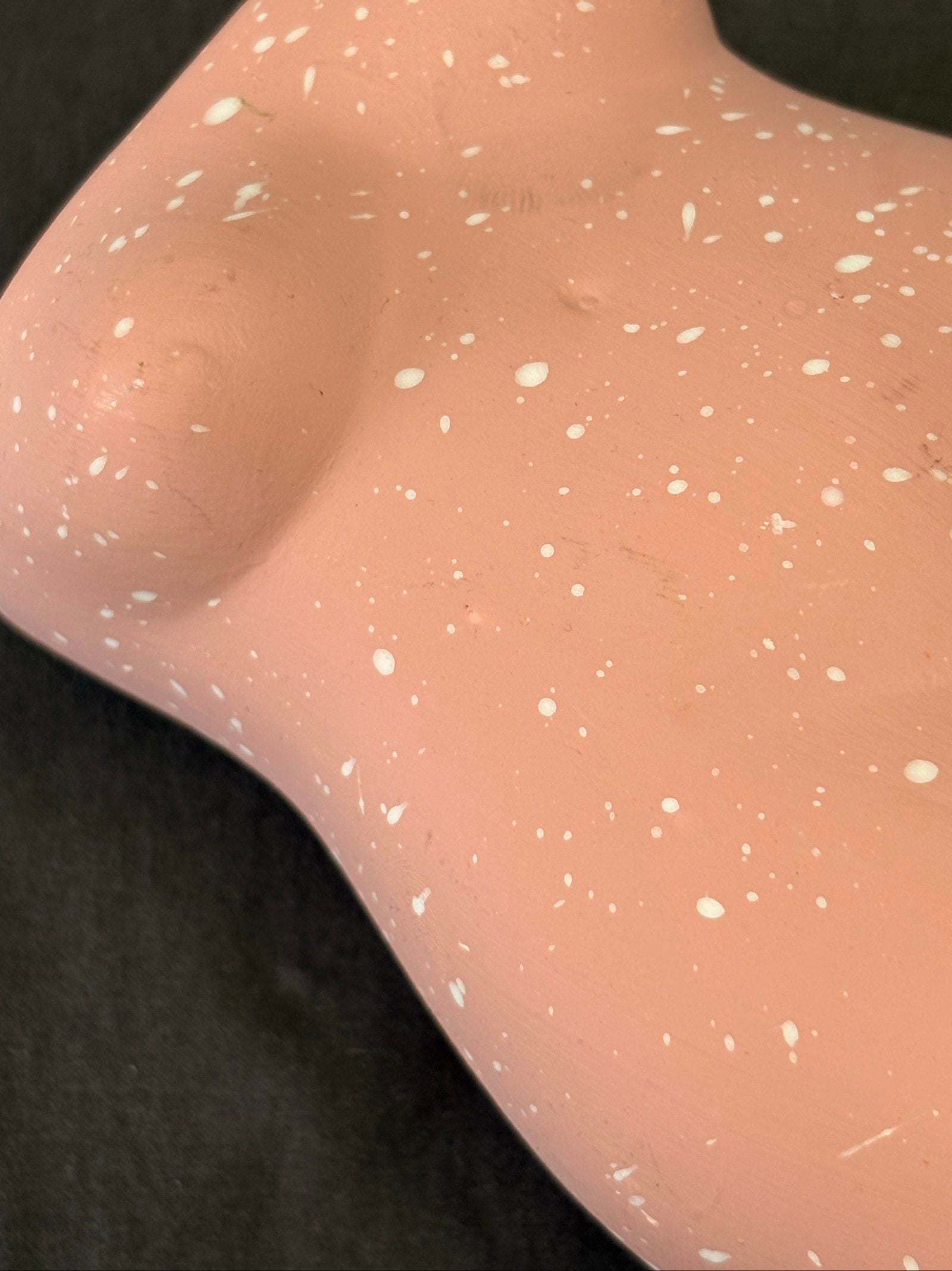 TYPO Pink Speckled Ceramic Female Torso Figurine image 3