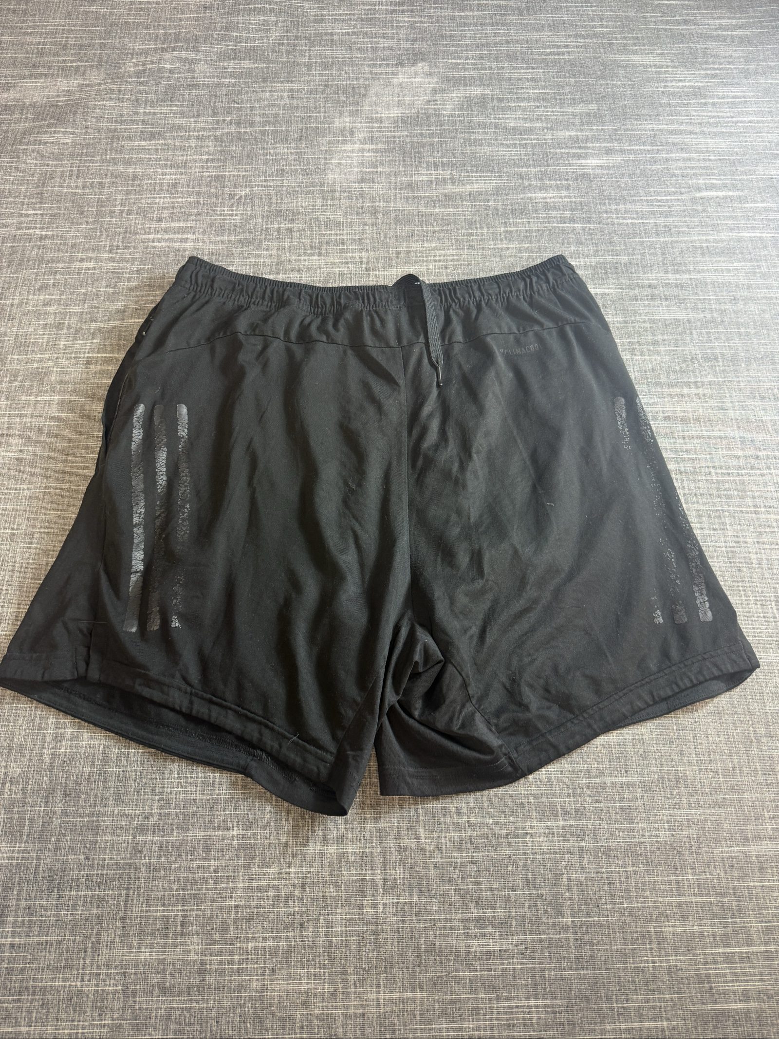 Adidas Men’s Black Running Shorts Medium Lightweight with Zipped Pockets image 5