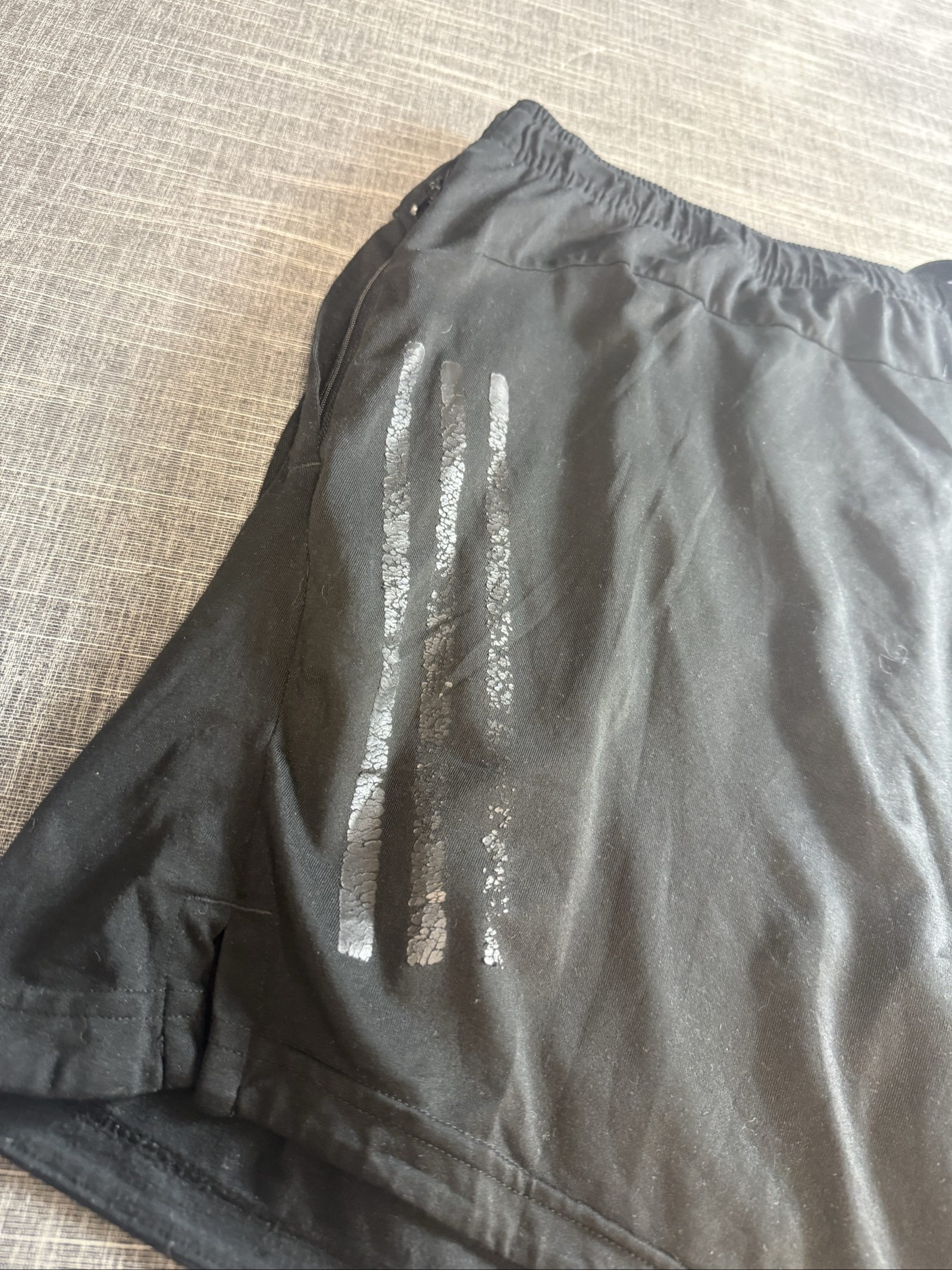 Adidas Men’s Black Running Shorts Medium Lightweight with Zipped Pockets image 6
