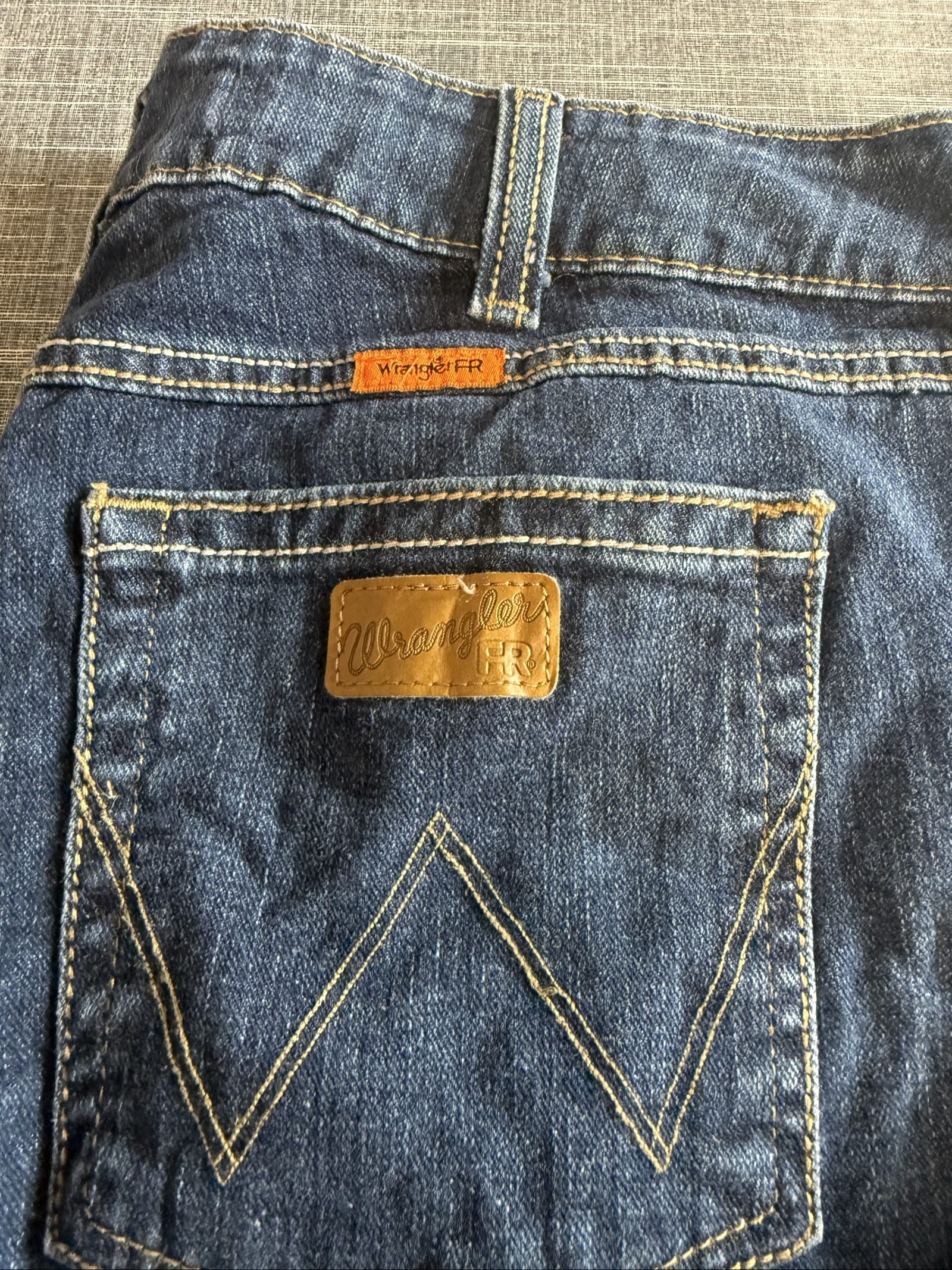 Wrangler FR Men’s Flame Resistant Jeans Blue Denim image 2