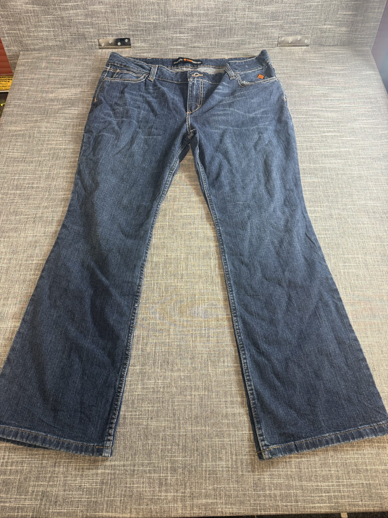 Wrangler FR Men’s Flame Resistant Jeans Blue Denim image 3