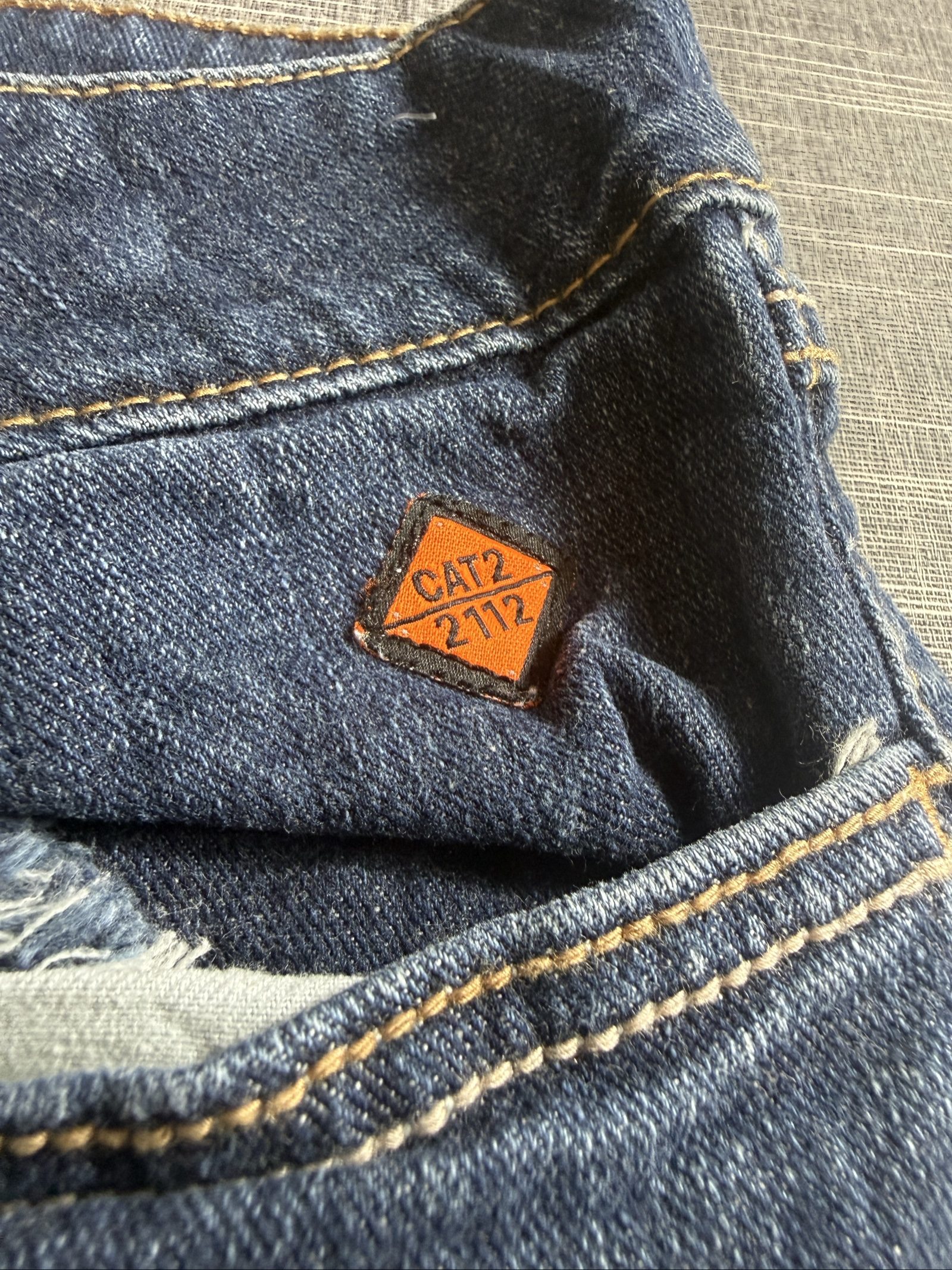 Wrangler FR Men’s Flame Resistant Jeans Blue Denim image 4