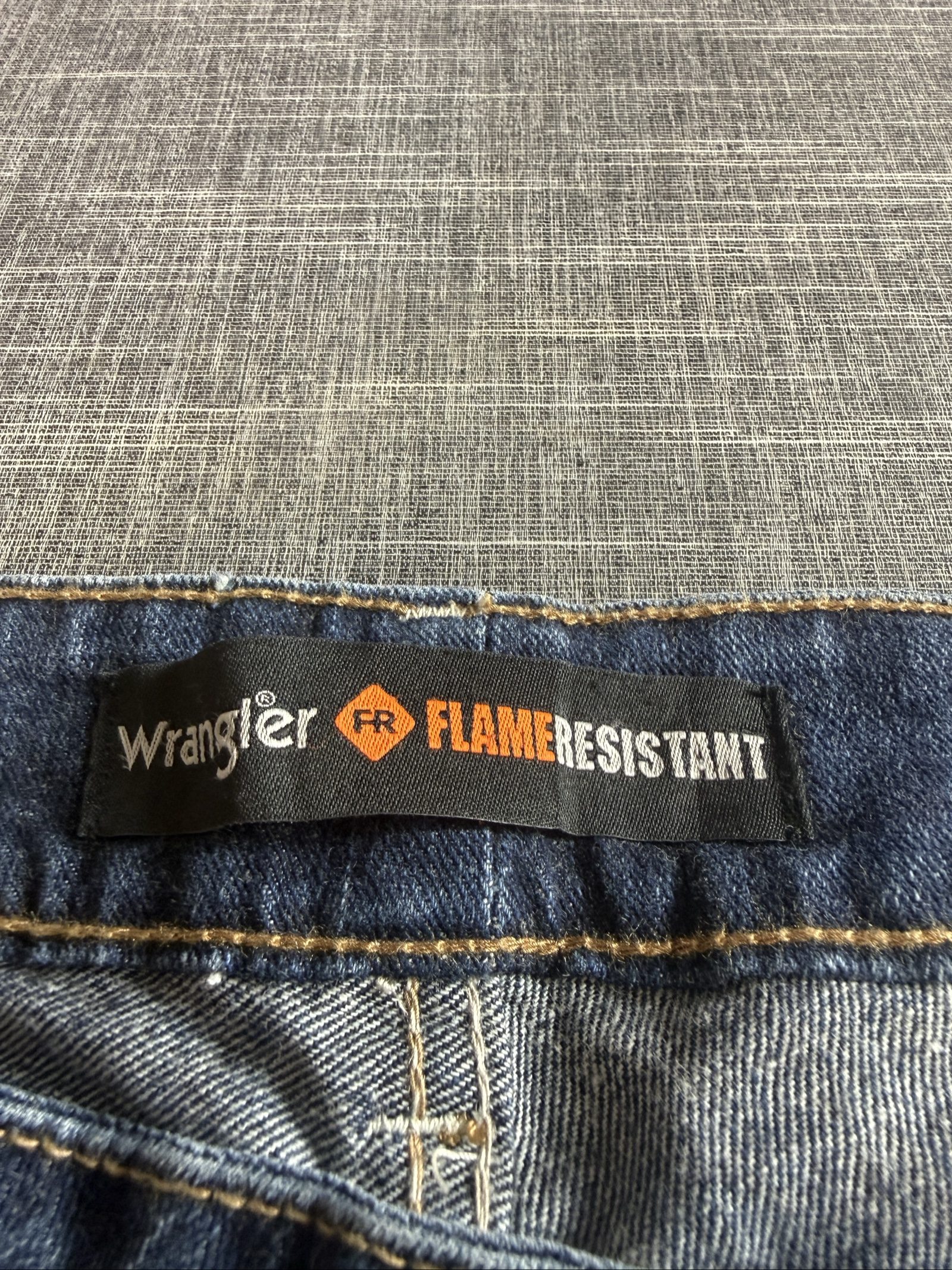 Wrangler FR Men’s Flame Resistant Jeans Blue Denim image 5