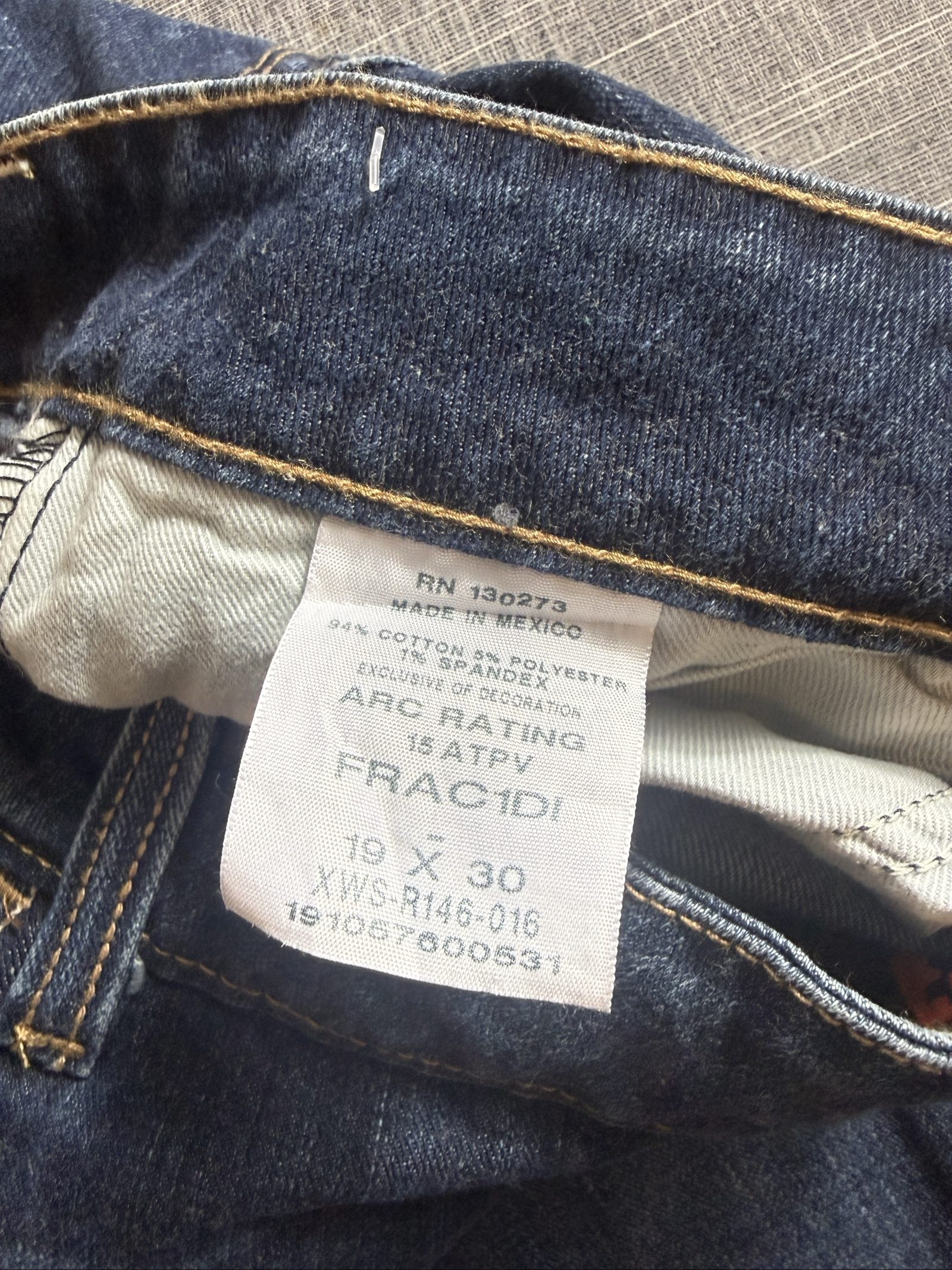 Wrangler FR Men’s Flame Resistant Jeans Blue Denim image 6