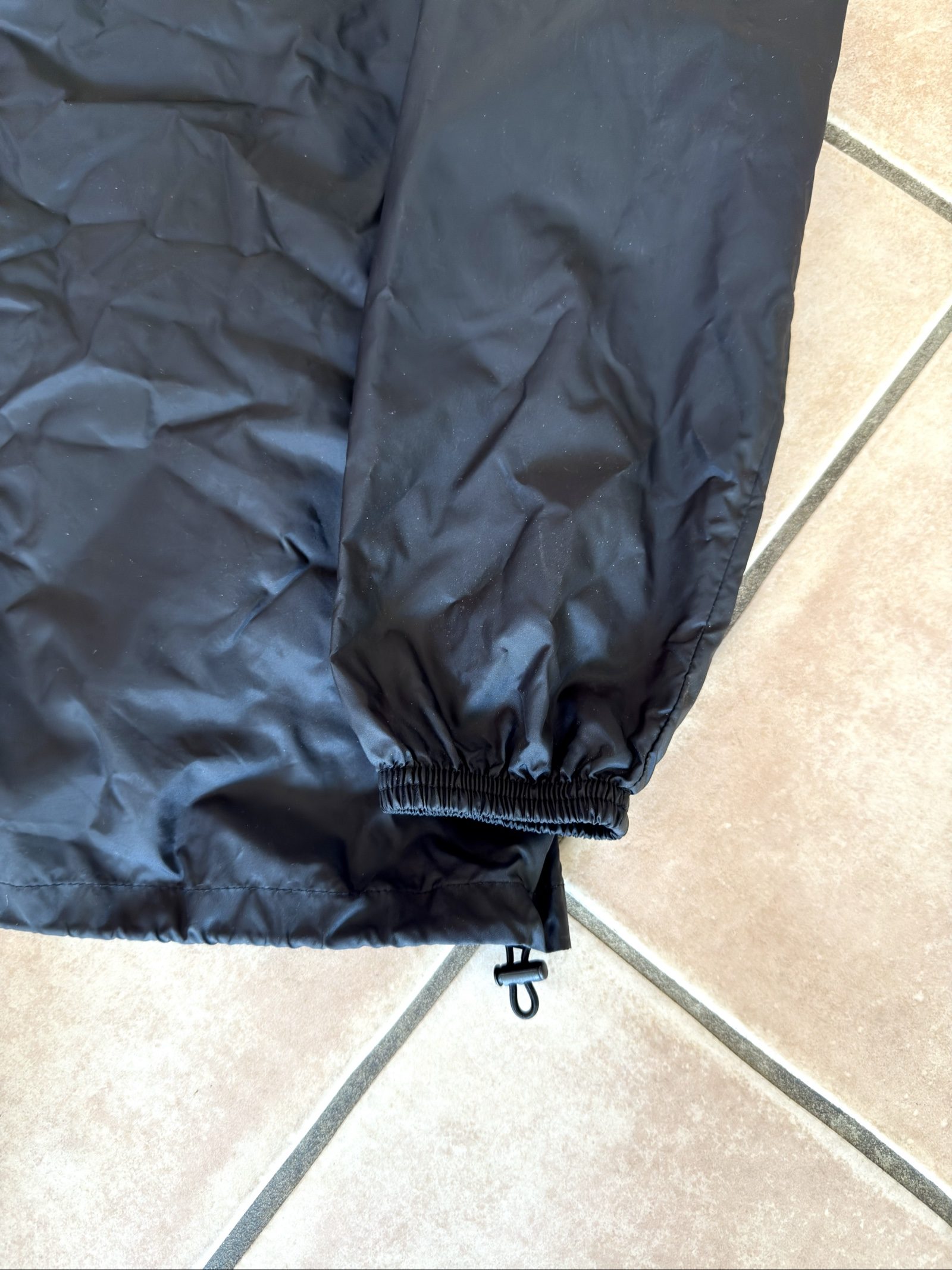Ground Y Black Nylon Coach Jacket Large Logo Large image 8