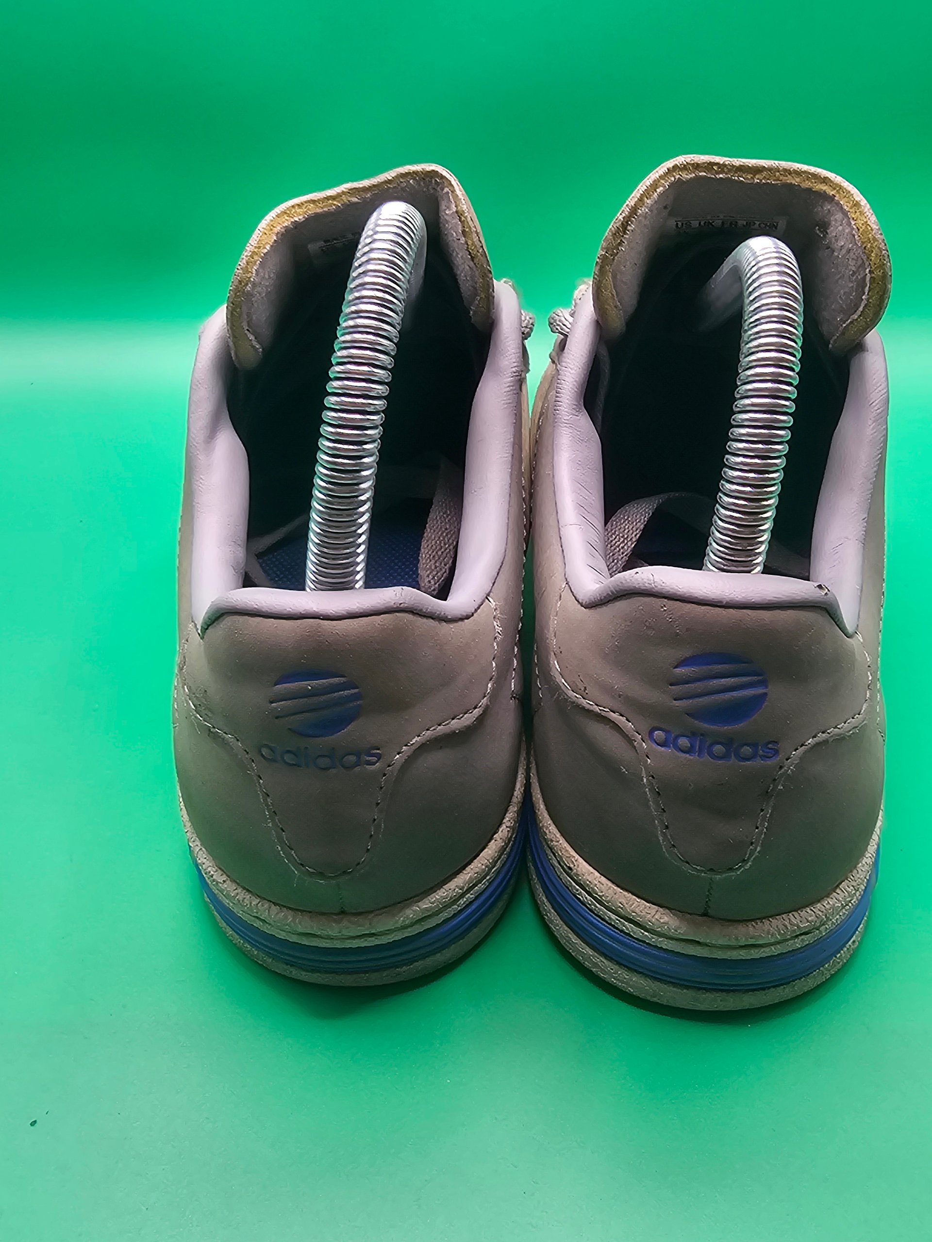Adidas Grey & Blue Casual Sneakers Kids UK Size 3 Boys Originals image 3