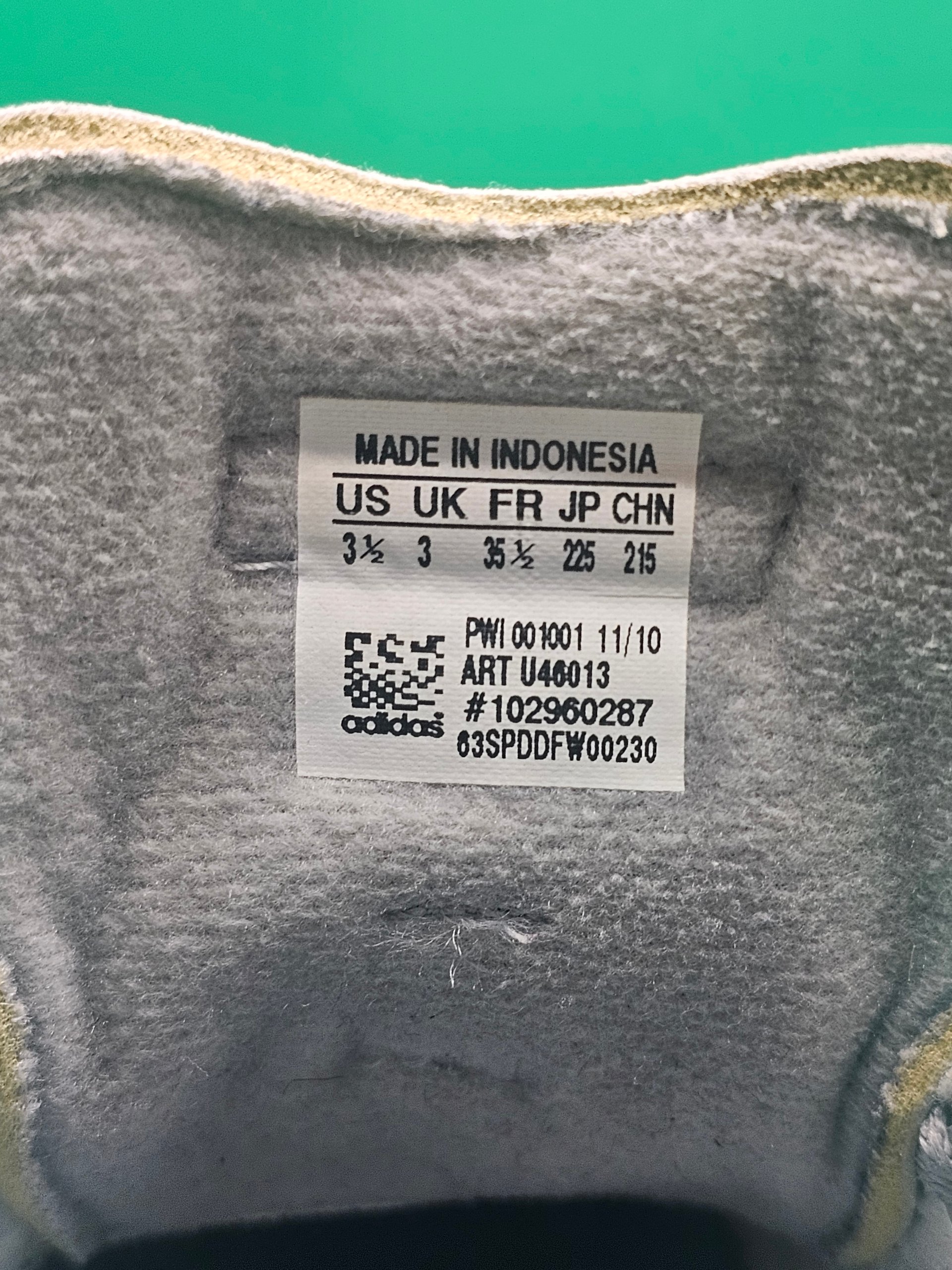Adidas Grey & Blue Casual Sneakers Kids UK Size 3 Boys Originals image 6