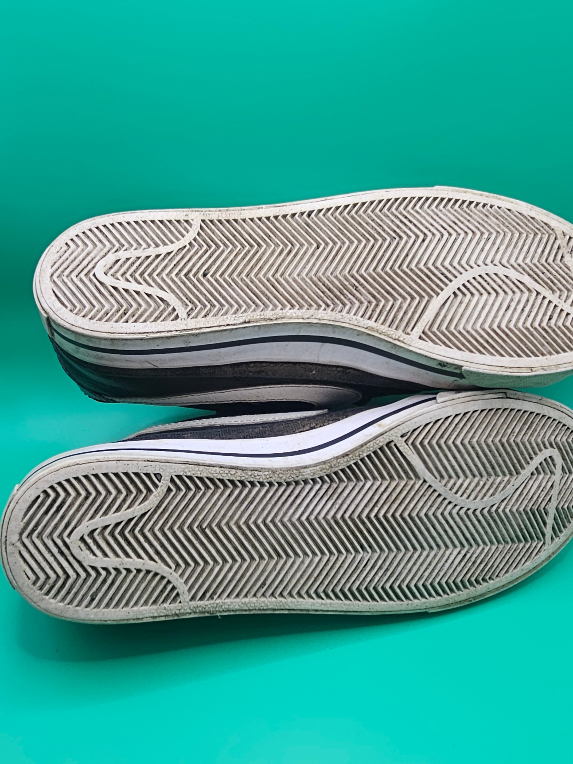 Nike Court Legacy Black & White Leather Skate Tennis Shoes UK Size 5 image 5