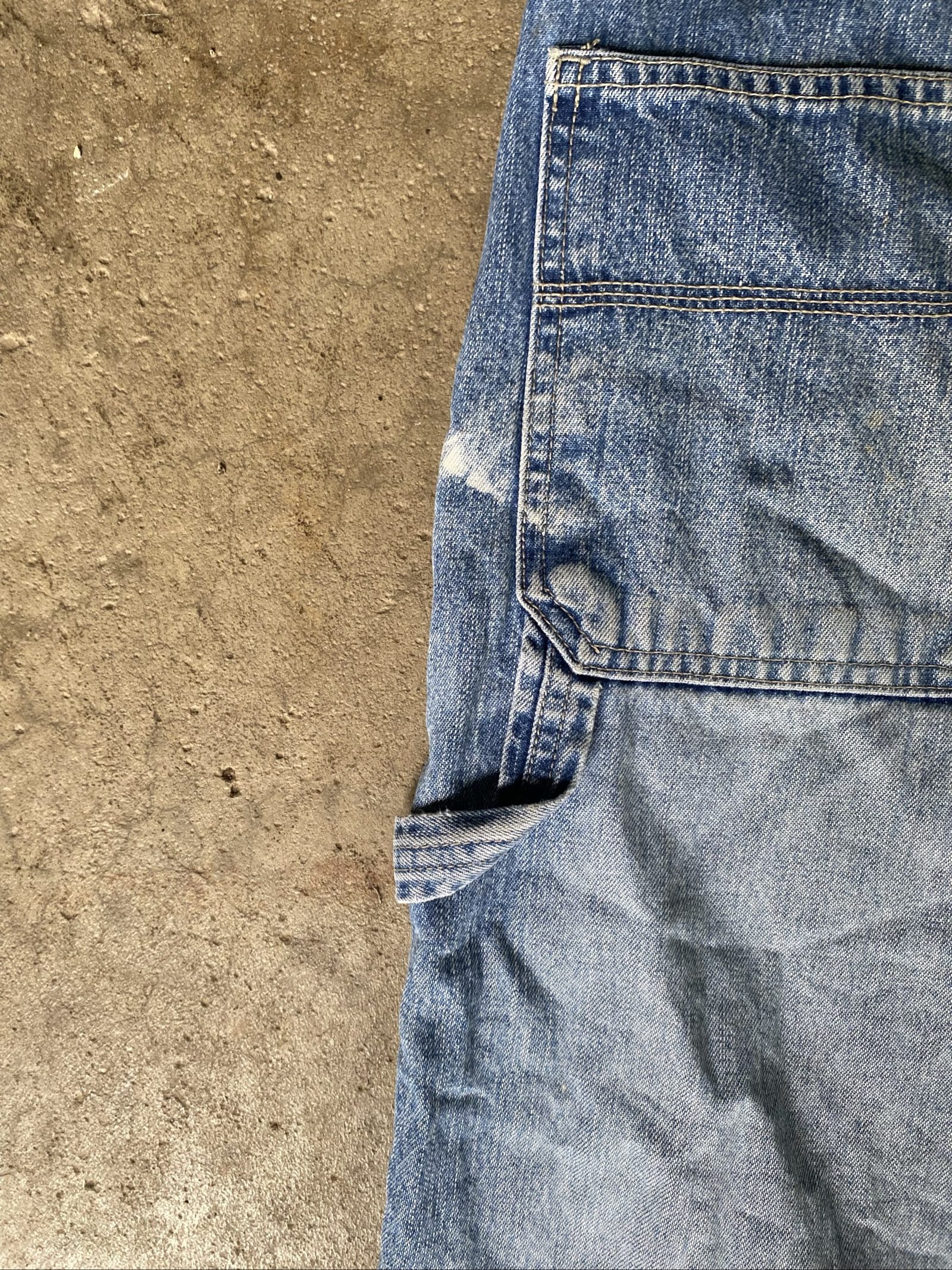 Arizona Blue Denim Carpenter Shorts 27 Waist image 6