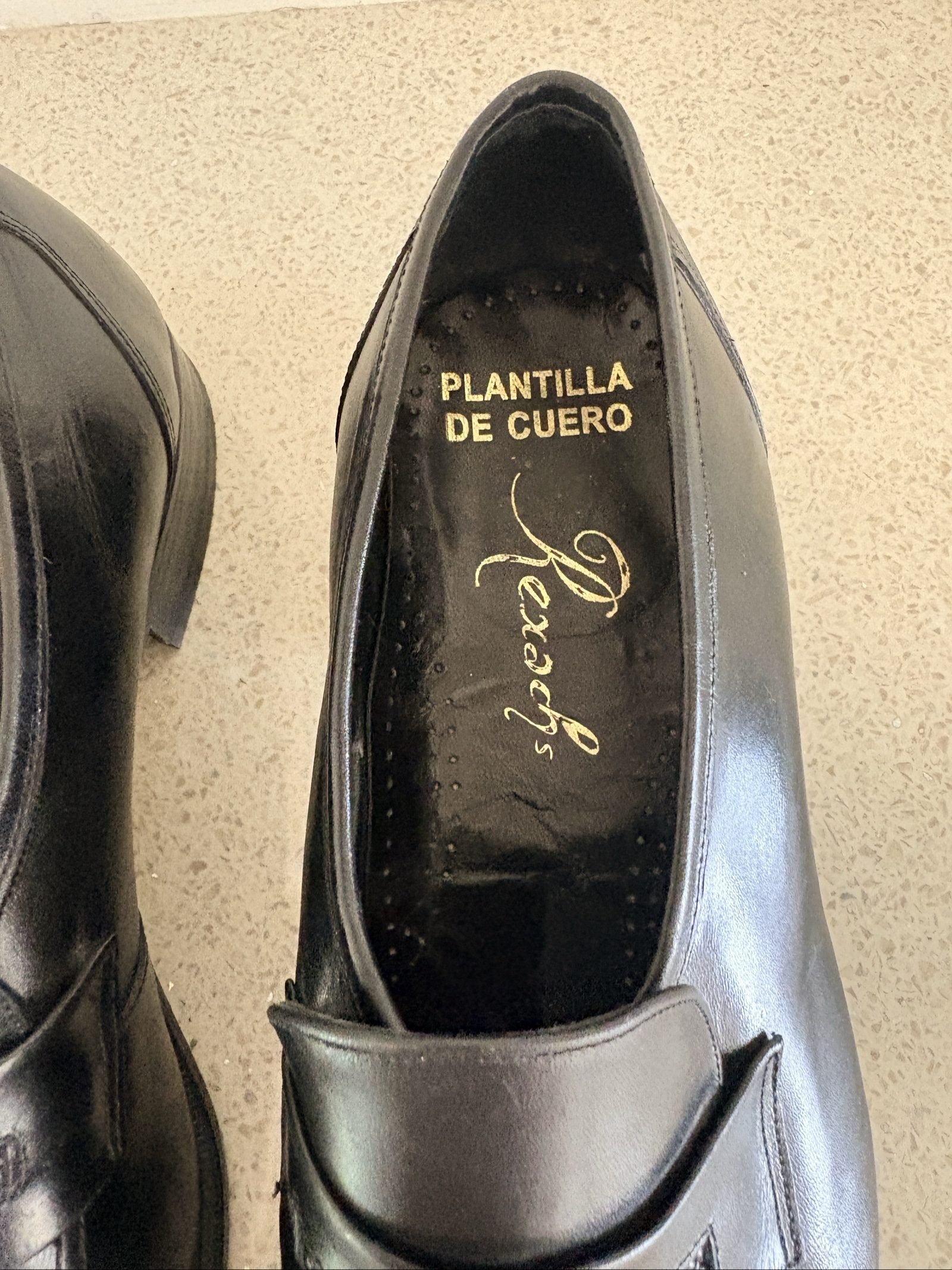 Pexag's Black Leather Loafers Size Other Casual image 2