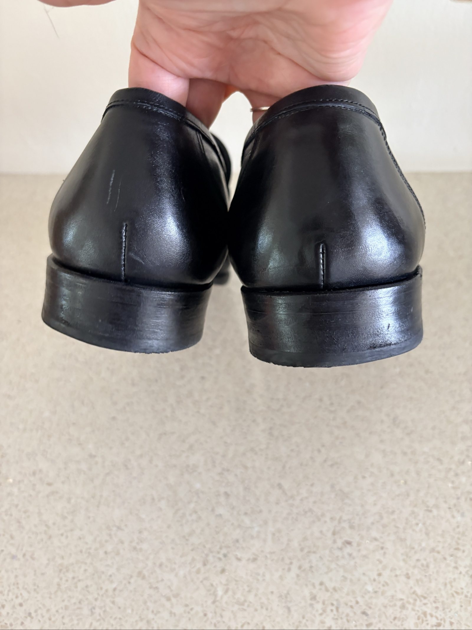 Pexag's Black Leather Loafers Size Other Casual image 5