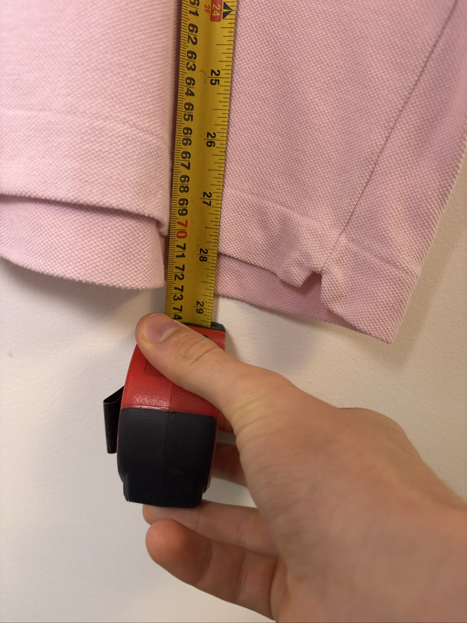 Lacoste Men's Pink Cotton Polo Shirt Size 5 Chest 40 in image 5