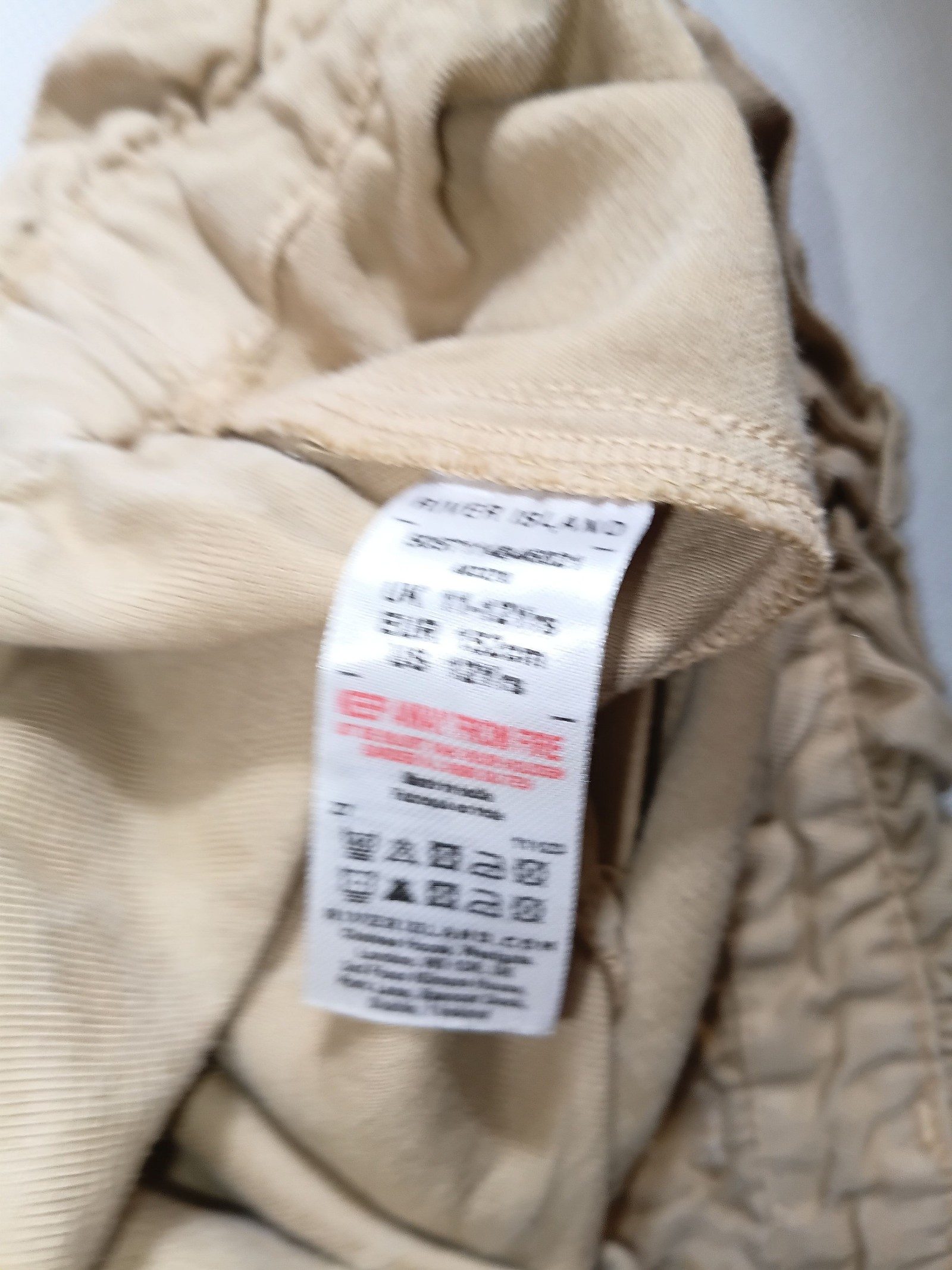 River Island Beige Paperbag Waist Shorts 11-12 Years Cotton image 4