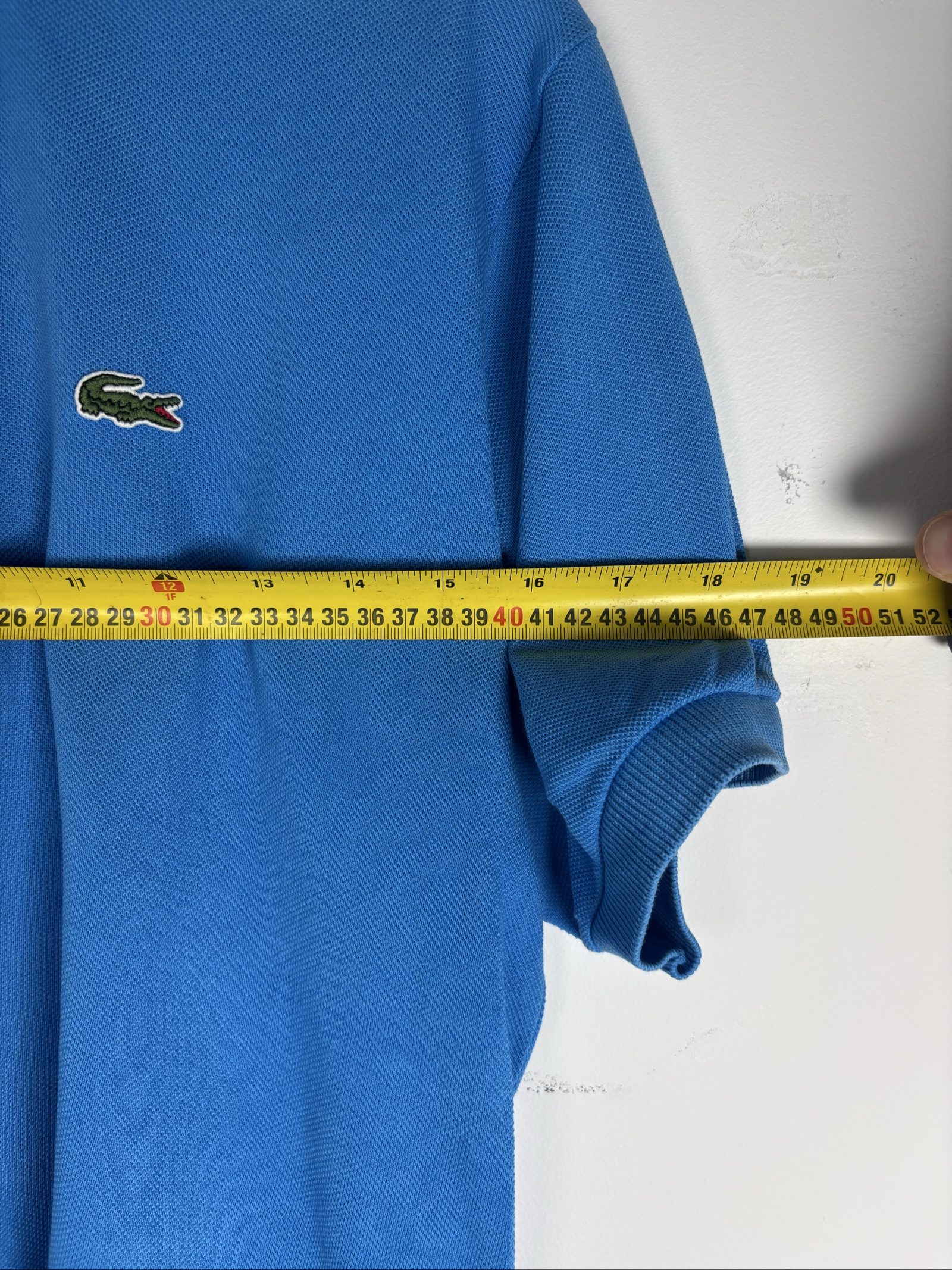 Lacoste Men's Blue Classic Cotton Polo Shirt Size 4 image 4