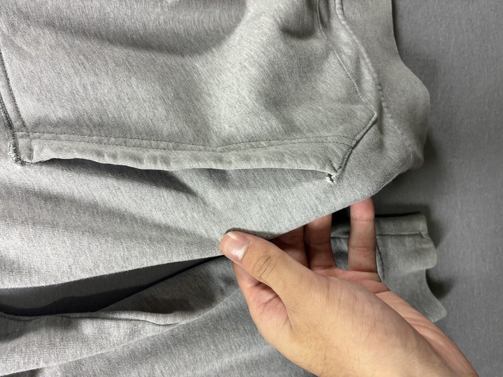 Stone Island Men's Grey Cotton Hoodie Medium image 6