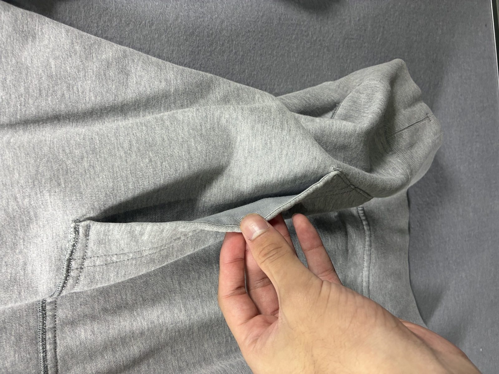 Stone Island Men's Grey Cotton Hoodie Medium image 7
