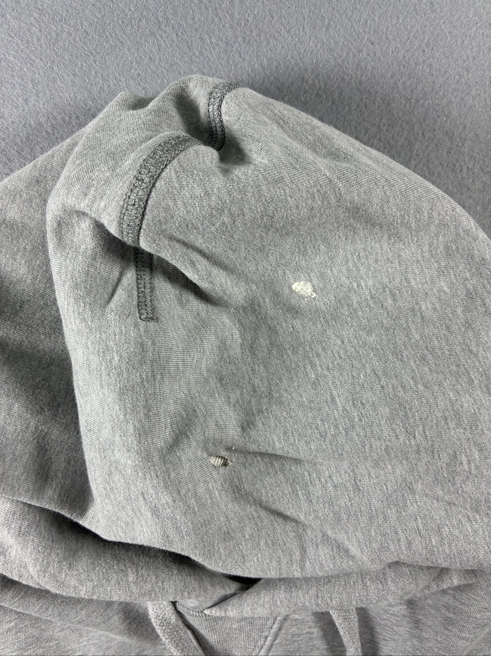 Stone Island Men's Grey Cotton Hoodie Medium image 8