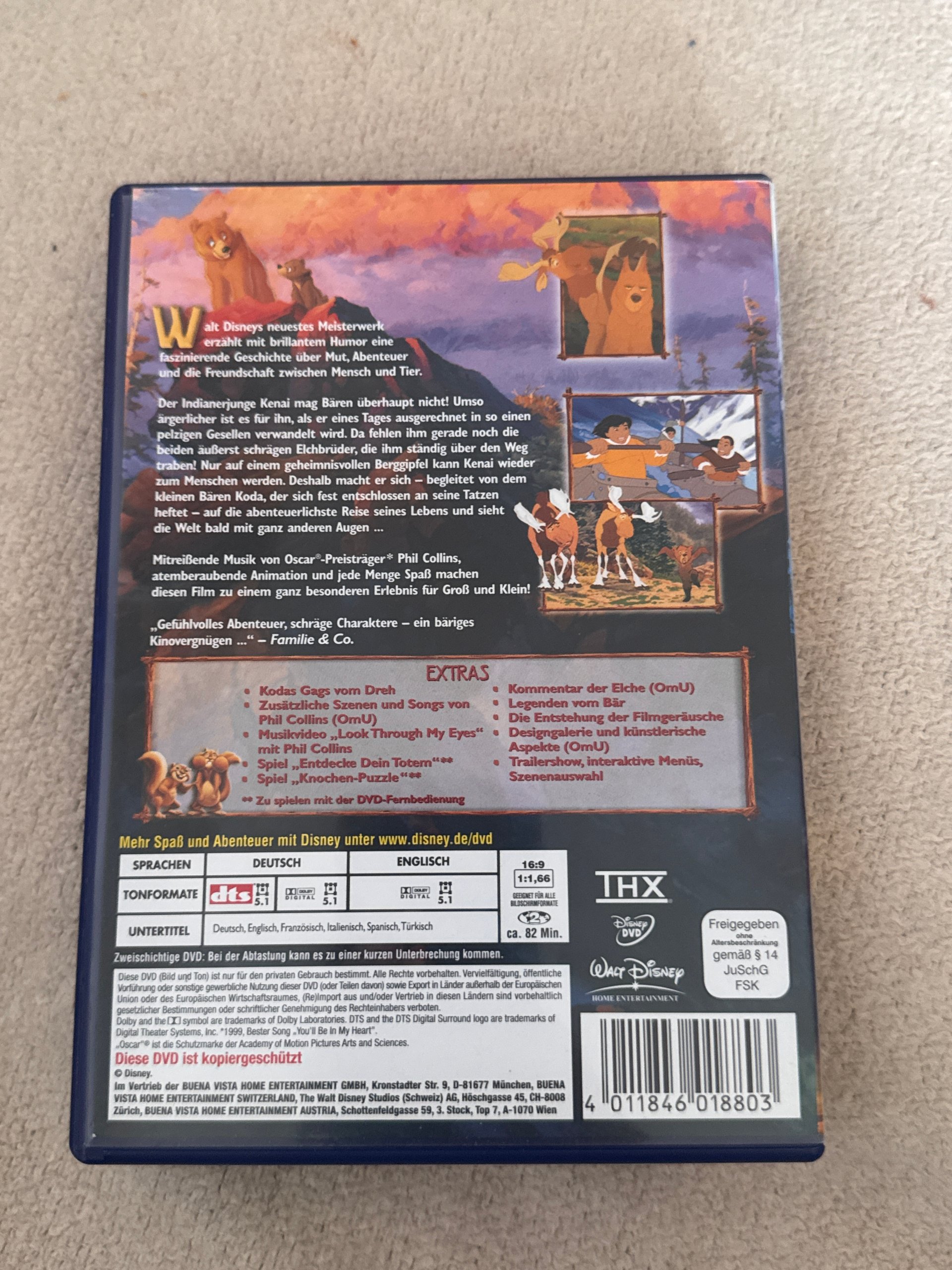 Walt Disney Bären Brüder DVD German image 2