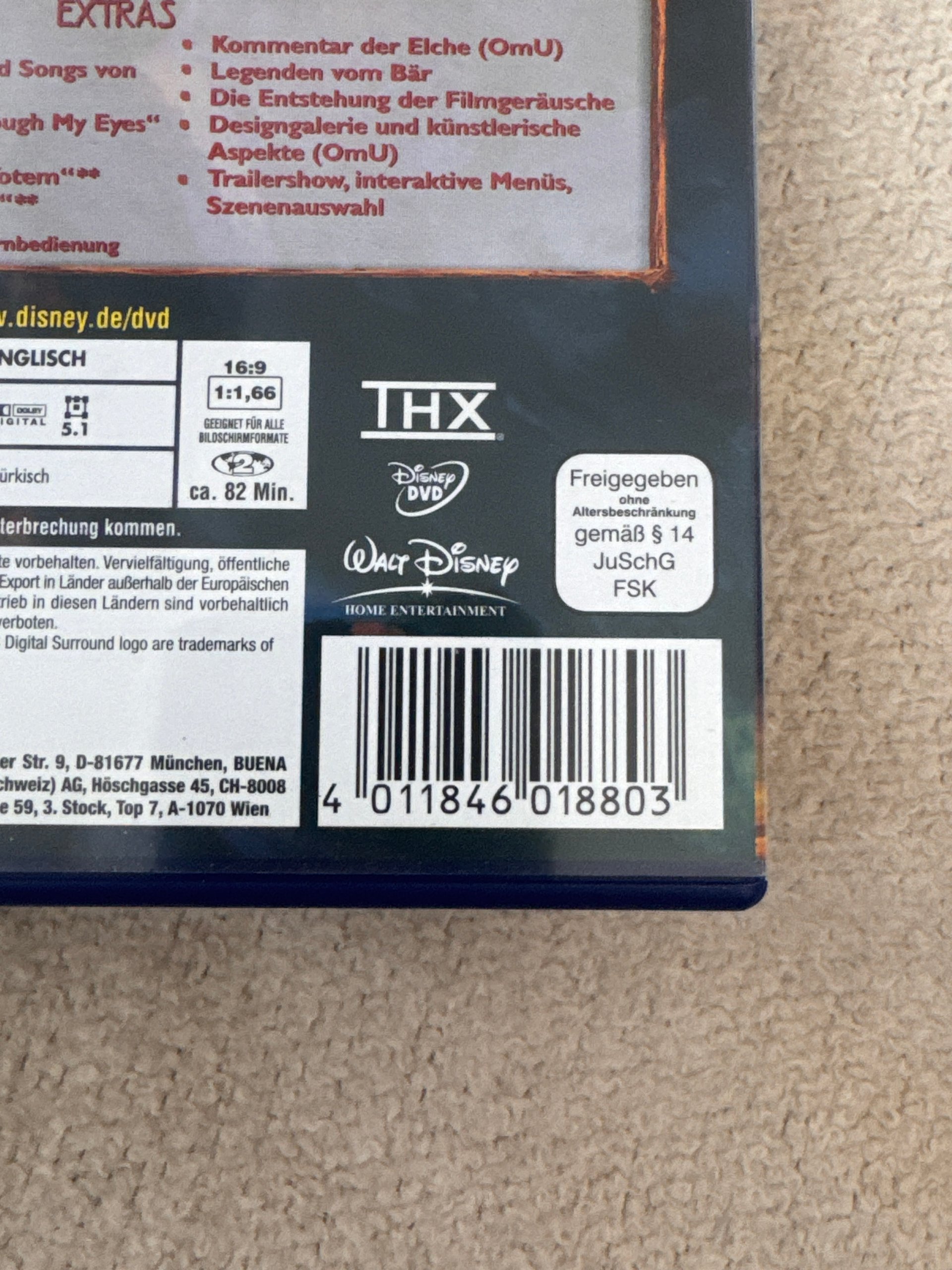 Walt Disney Bären Brüder DVD German image 3