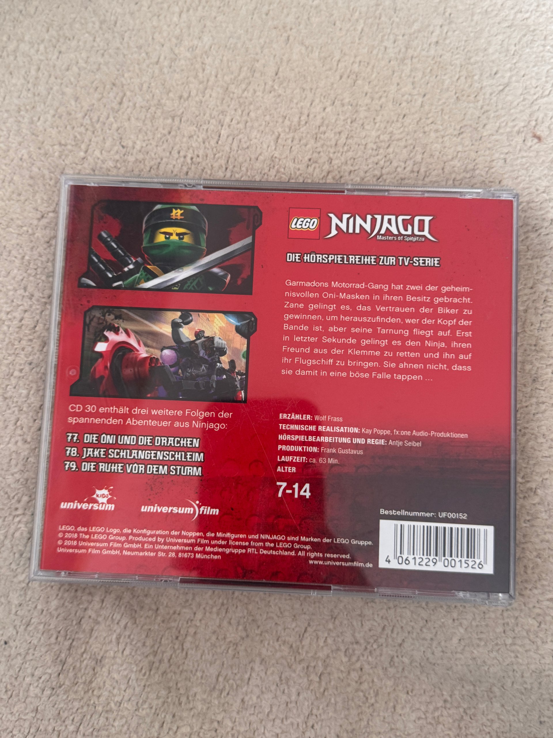 LEGO Ninjago Masters of Spinjitzu Audio Drama CD 30 German cd-a-01 image 2
