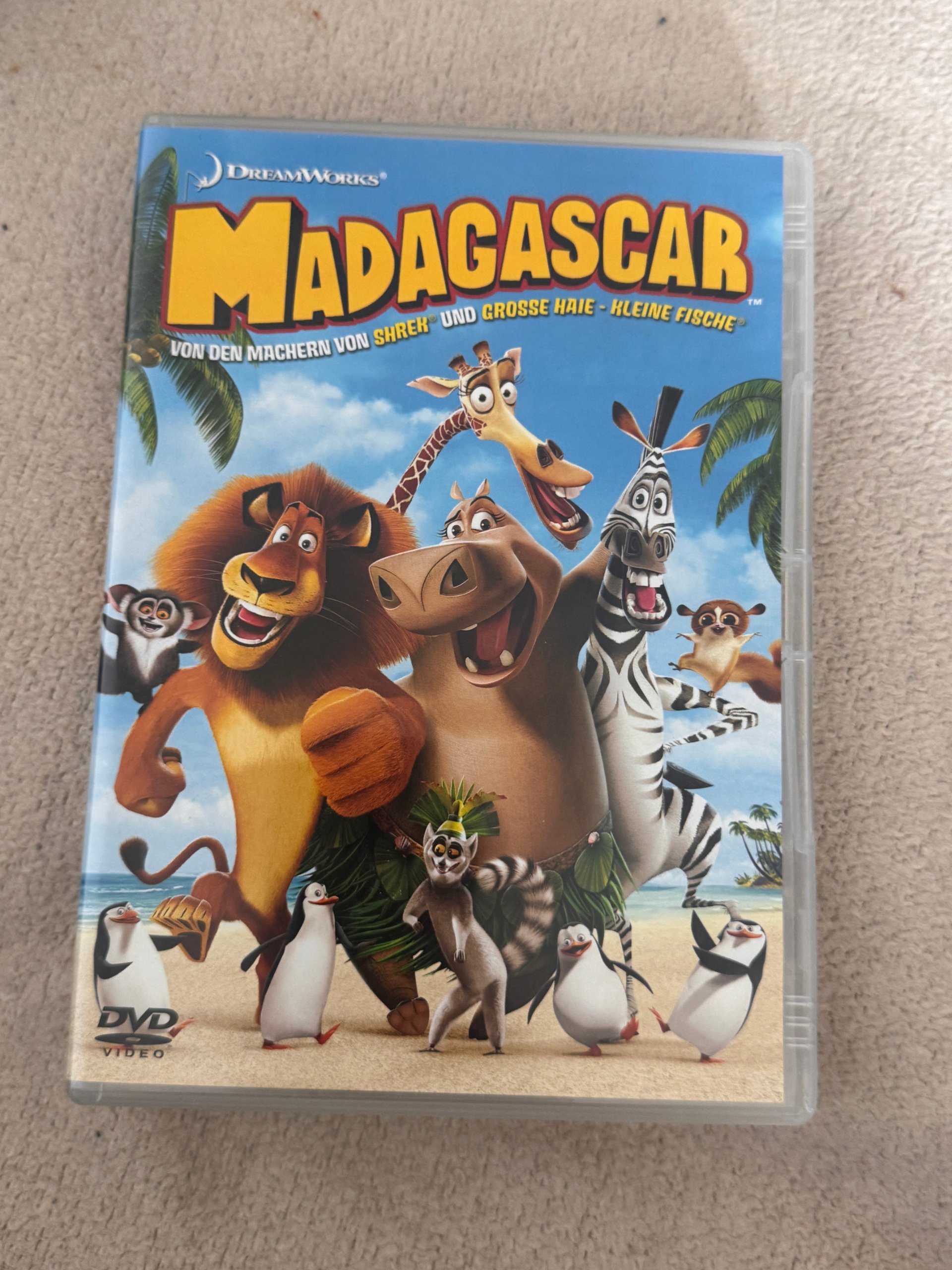 DreamWorks Madagascar German DVD Movie cd-a-01