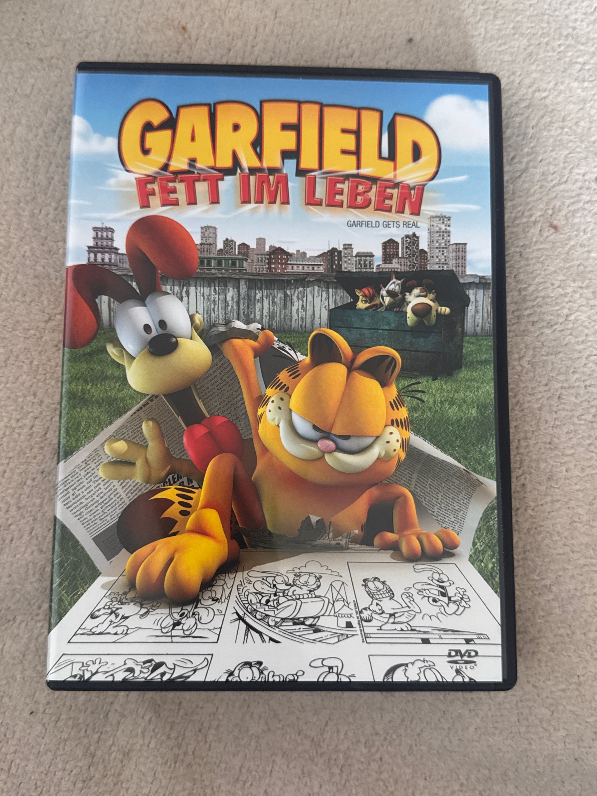 Garfield Fett Im Leben DVD German Comedy Movie cd-a-01