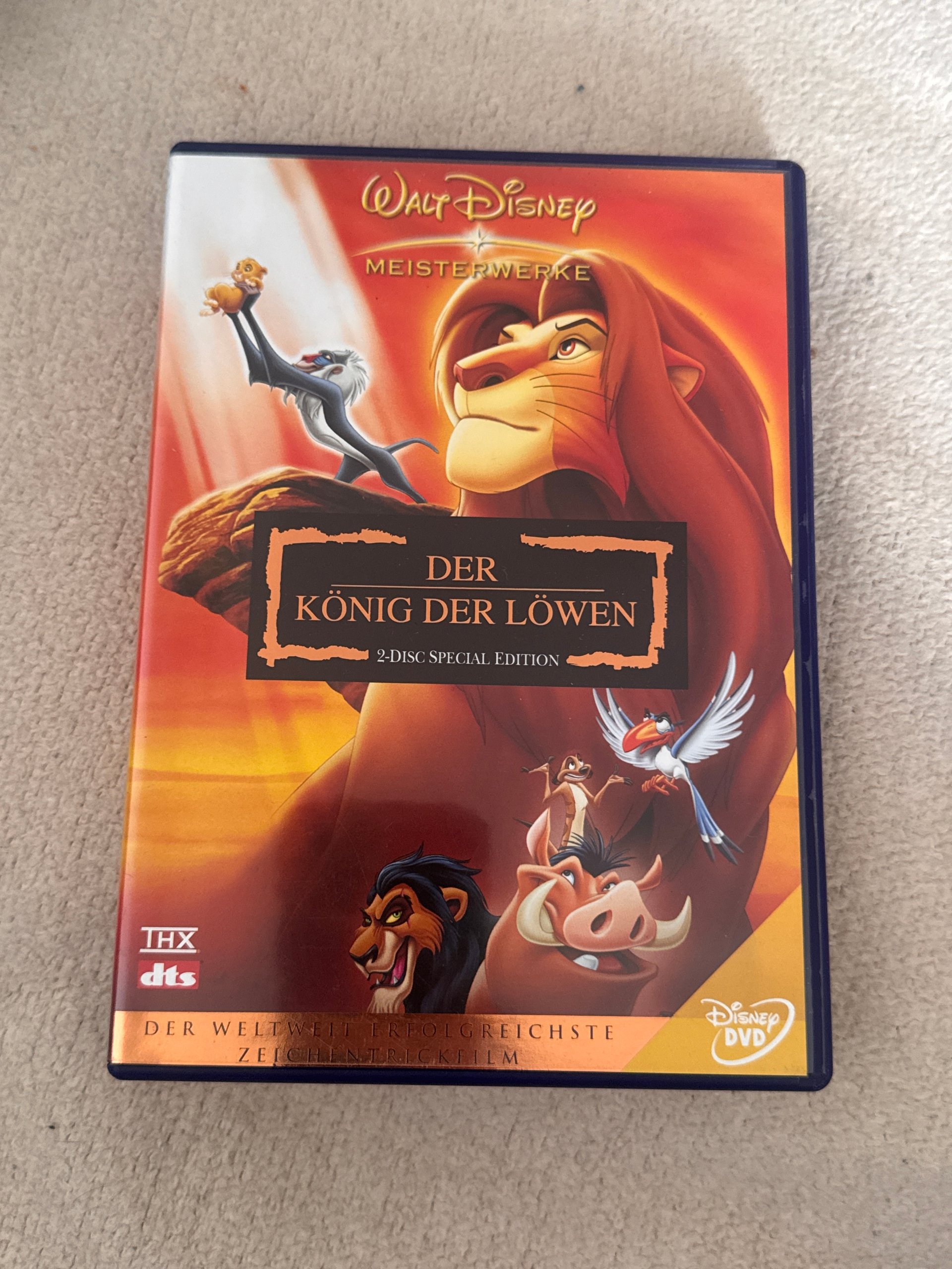 Walt Disney The Lion King German DVD 2-Disc Special Edition cd-a-01