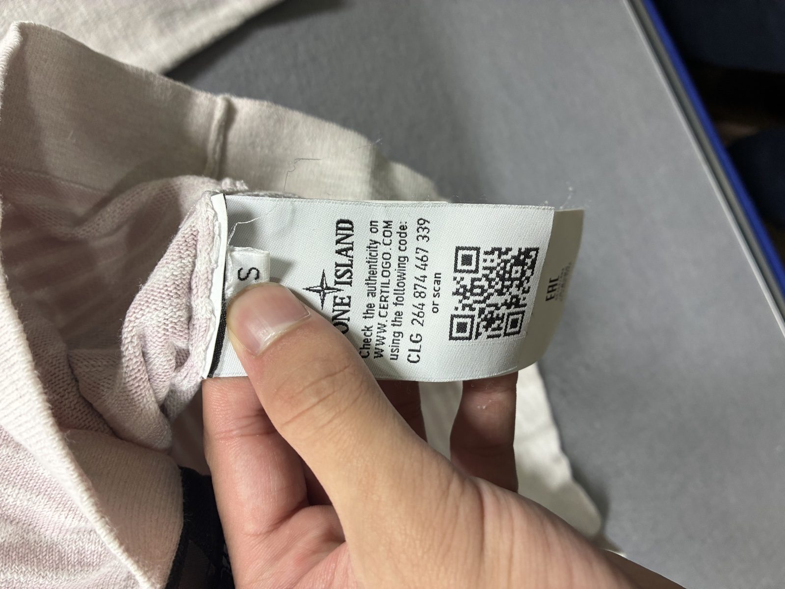 Stone Island Beige & Light Brown Marina Striped Zip Hoodie Small Men image 4