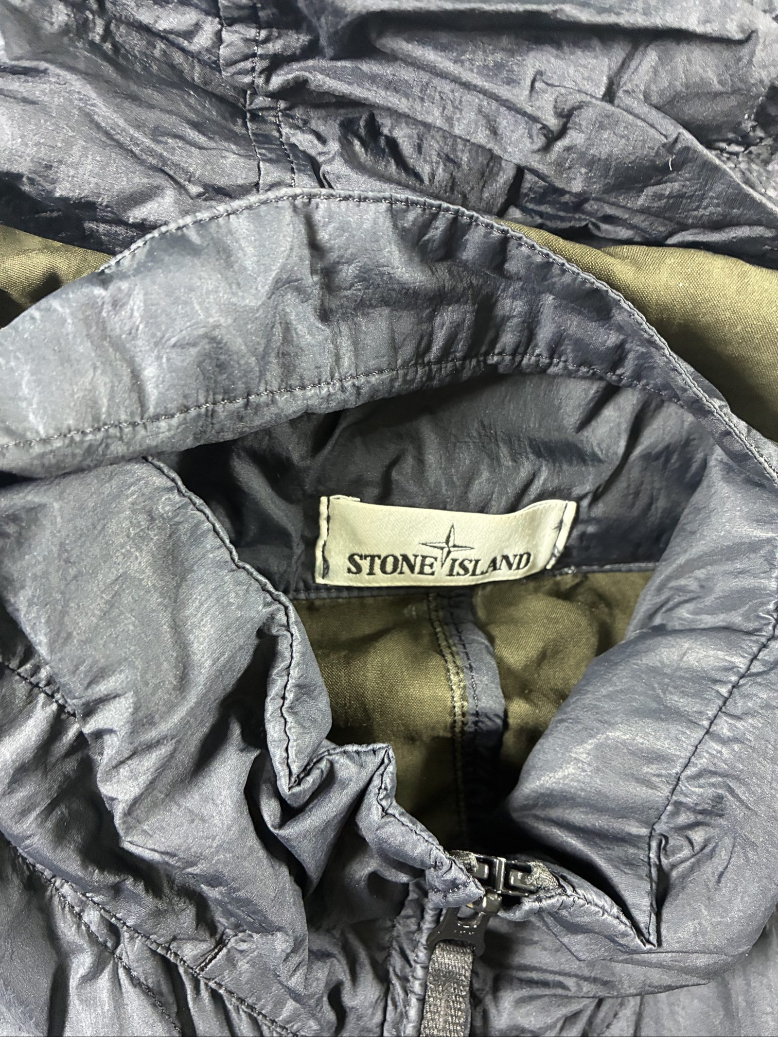 Stone Island Black Hooded Lightweight Jacket Large with Membrana 3L TC image 2