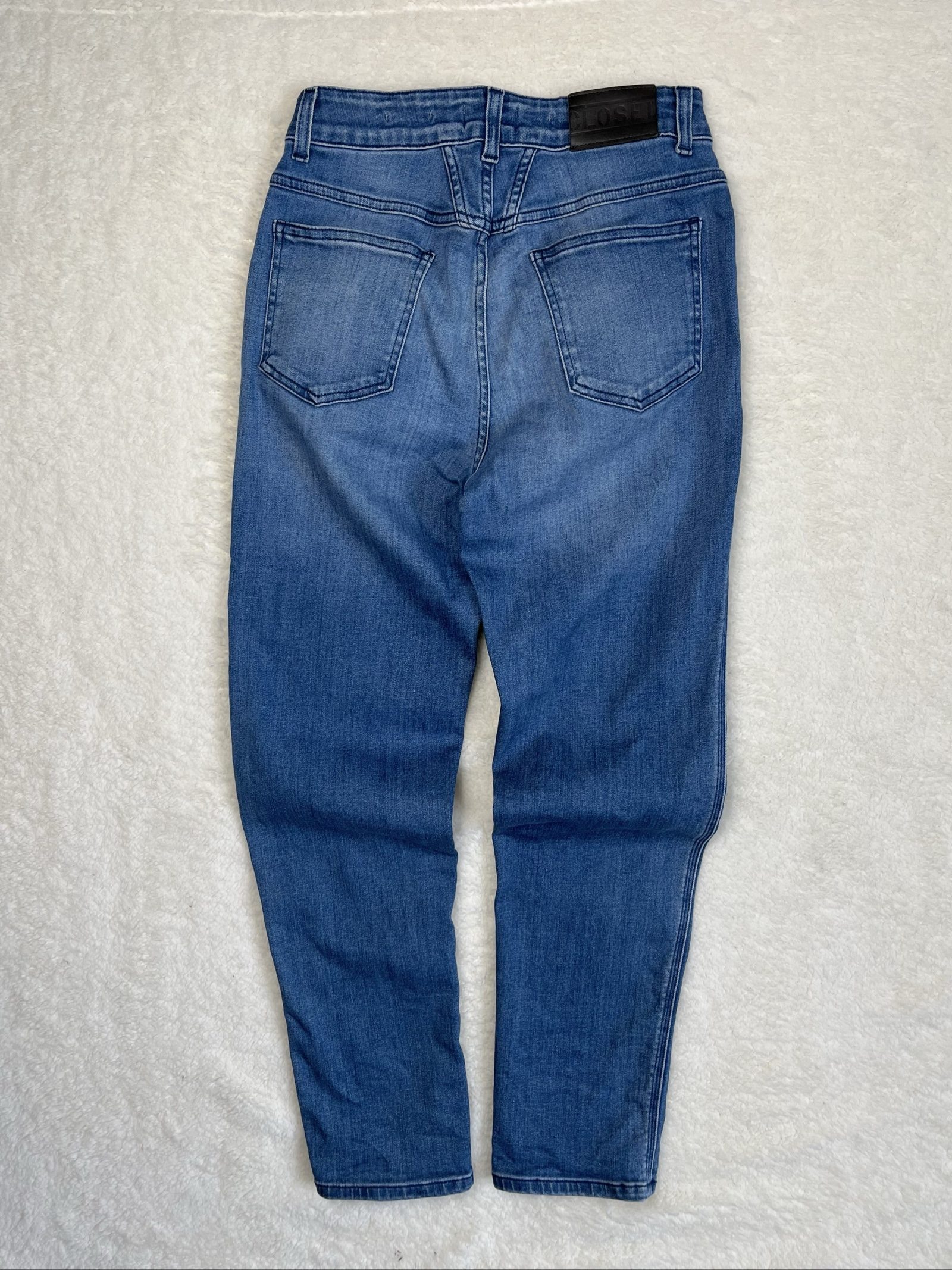 Closed Pedal Pusher high rise skinny Jeans candiani denim made in Italy organic image 2
