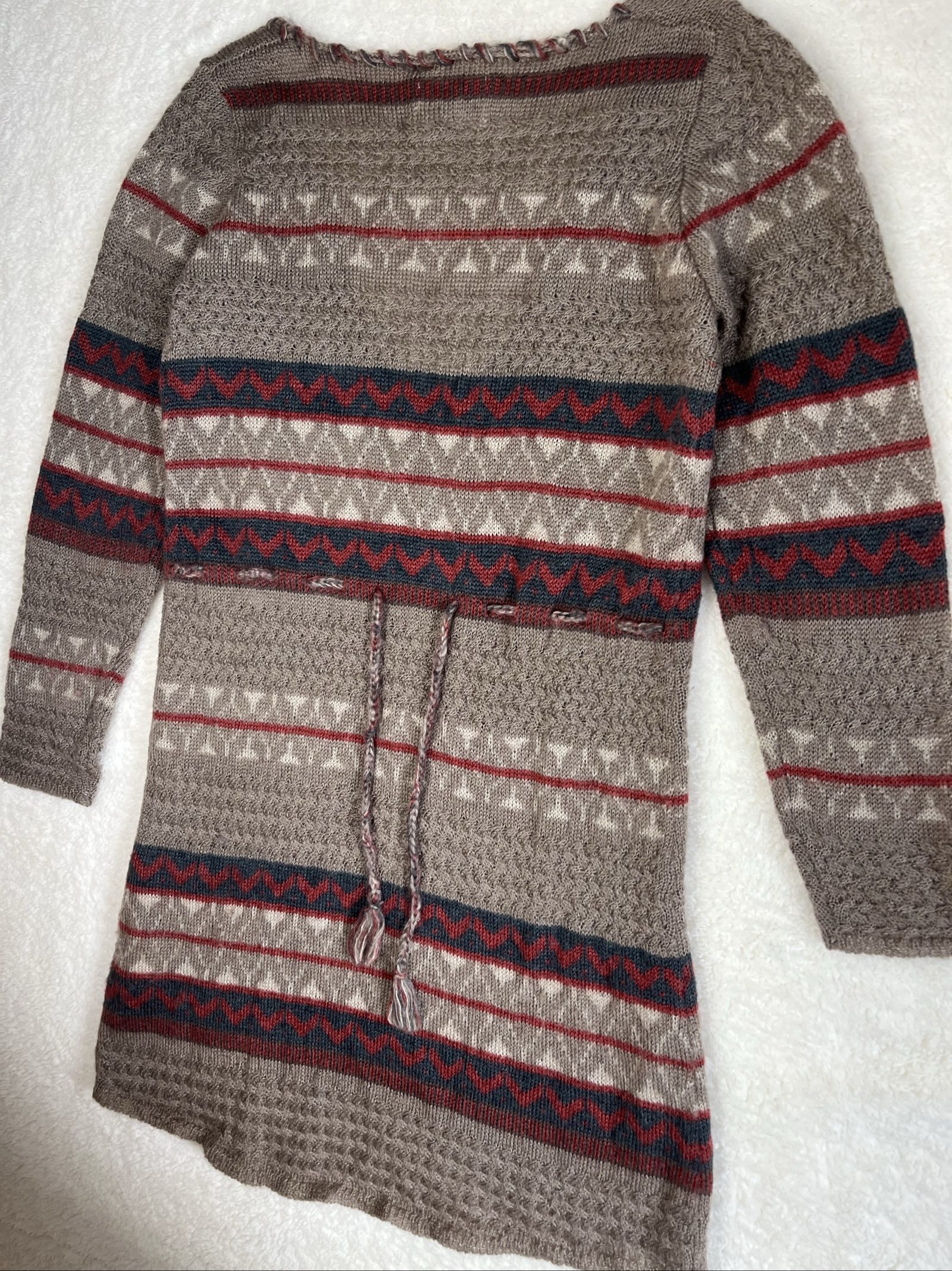 Mohair wool cardigan Fair Isle Wolljacke boho Norweger Ethno Folk Jacquard image 4