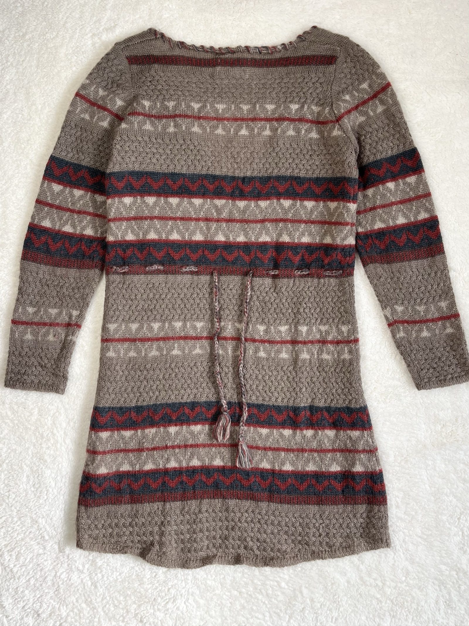 Mohair wool cardigan Fair Isle Wolljacke boho Norweger Ethno Folk Jacquard image 3