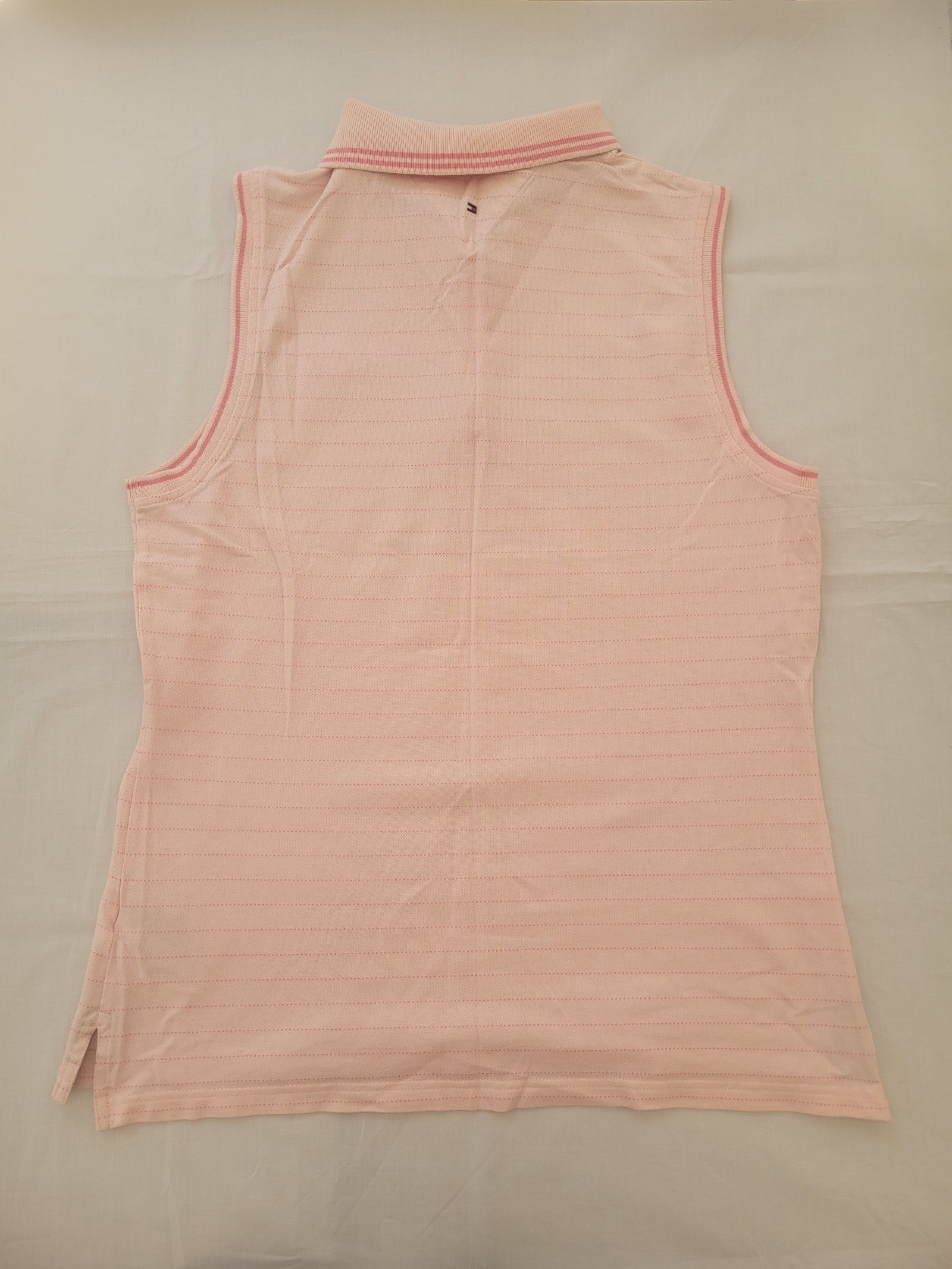 Tommy Hilfiger Golf Womens Pink Sleeveless Polo Top Size XL image 4
