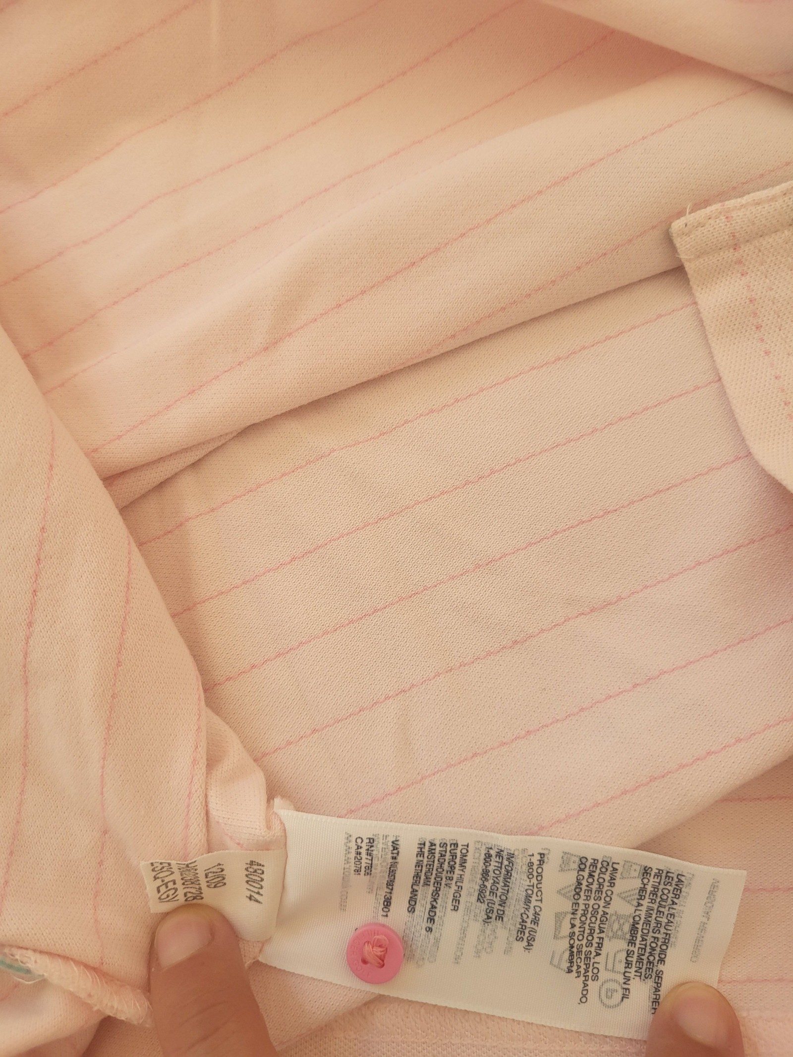 Tommy Hilfiger Golf Womens Pink Sleeveless Polo Top Size XL image 5