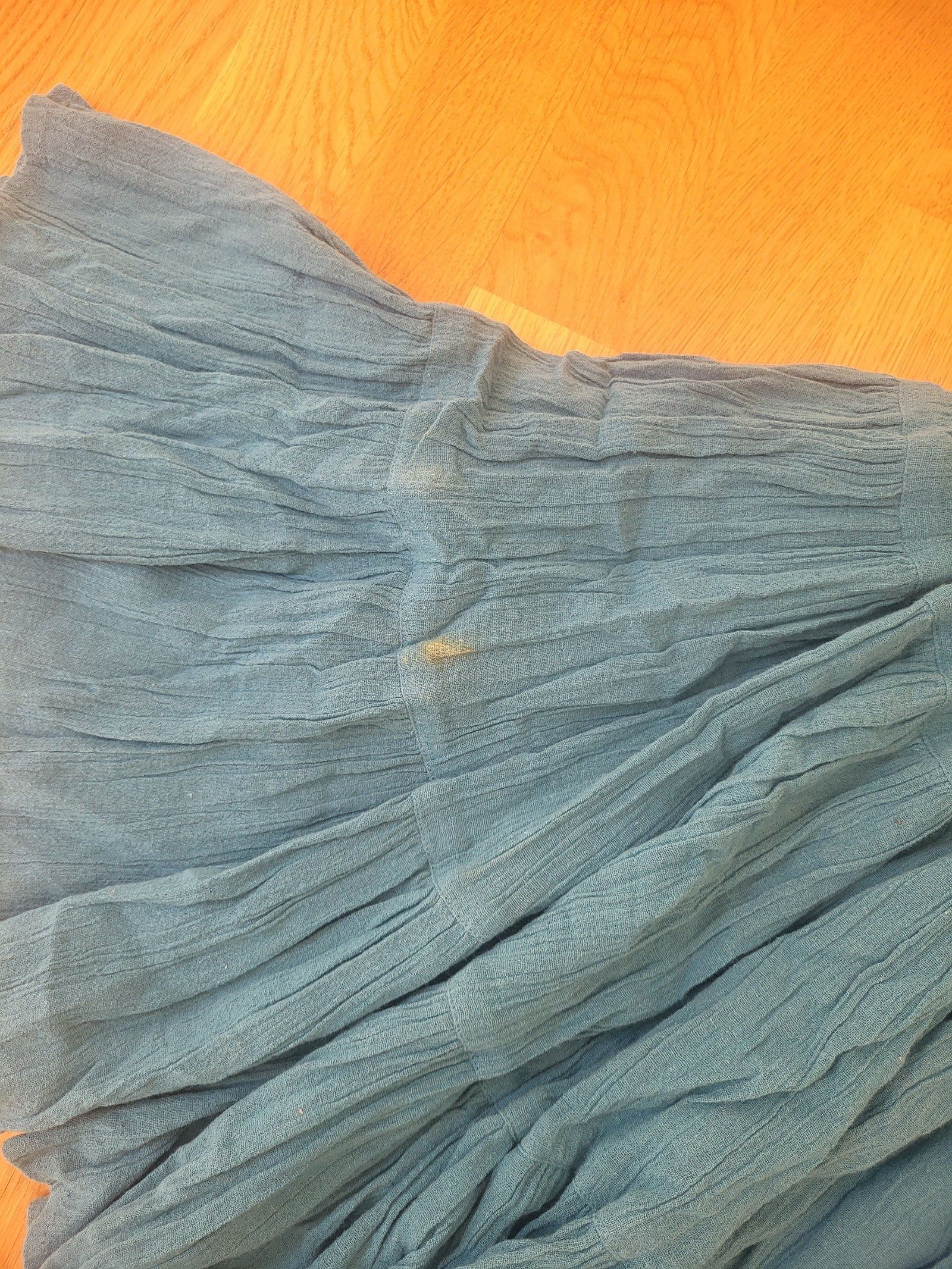 Pinko Womens Teal Blue Maxi Skirt Embellished Waist Approx Size L image 5