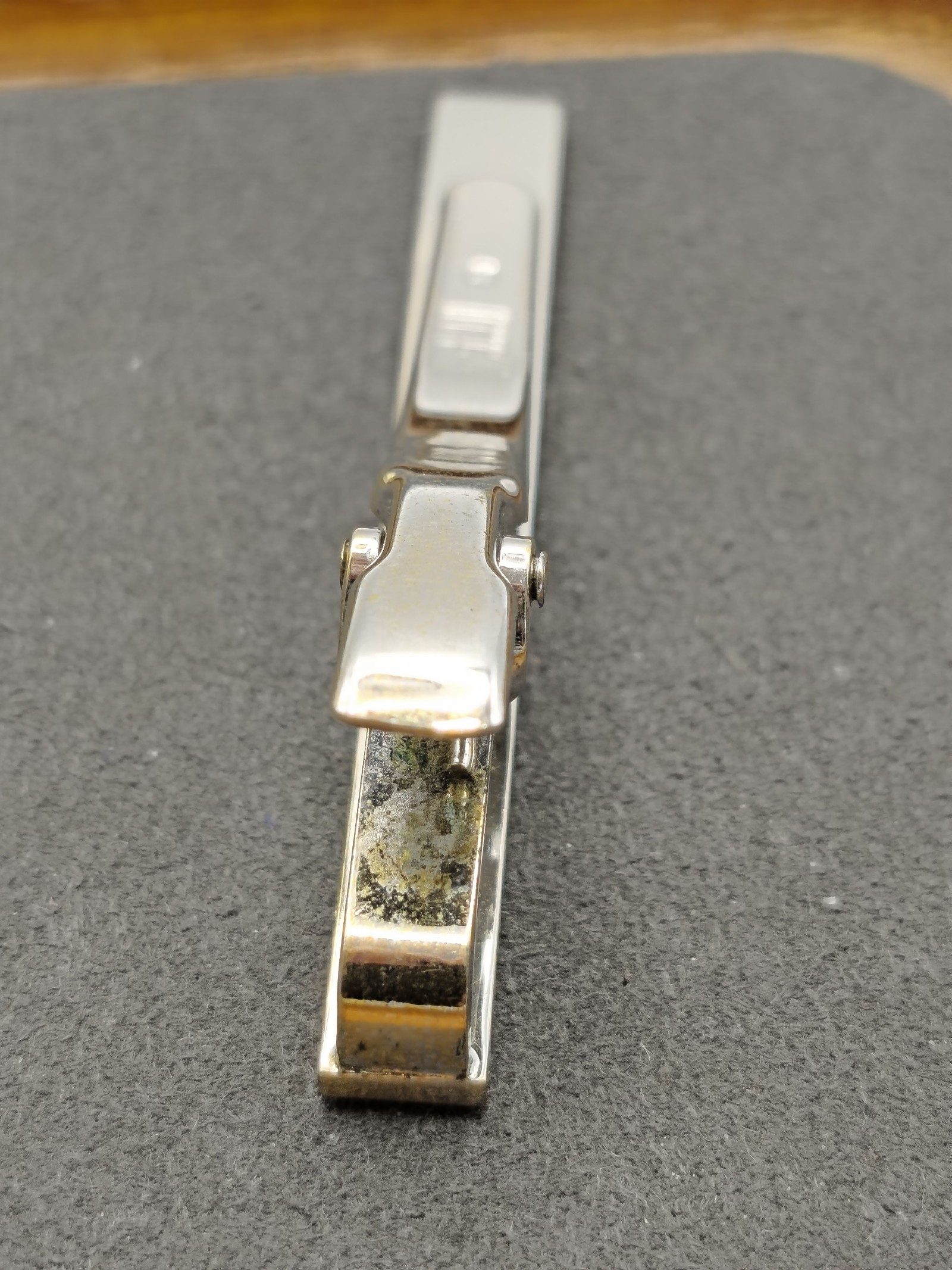 David Van Hagen Silver & Gold Tone Men's Tie Clip image 9