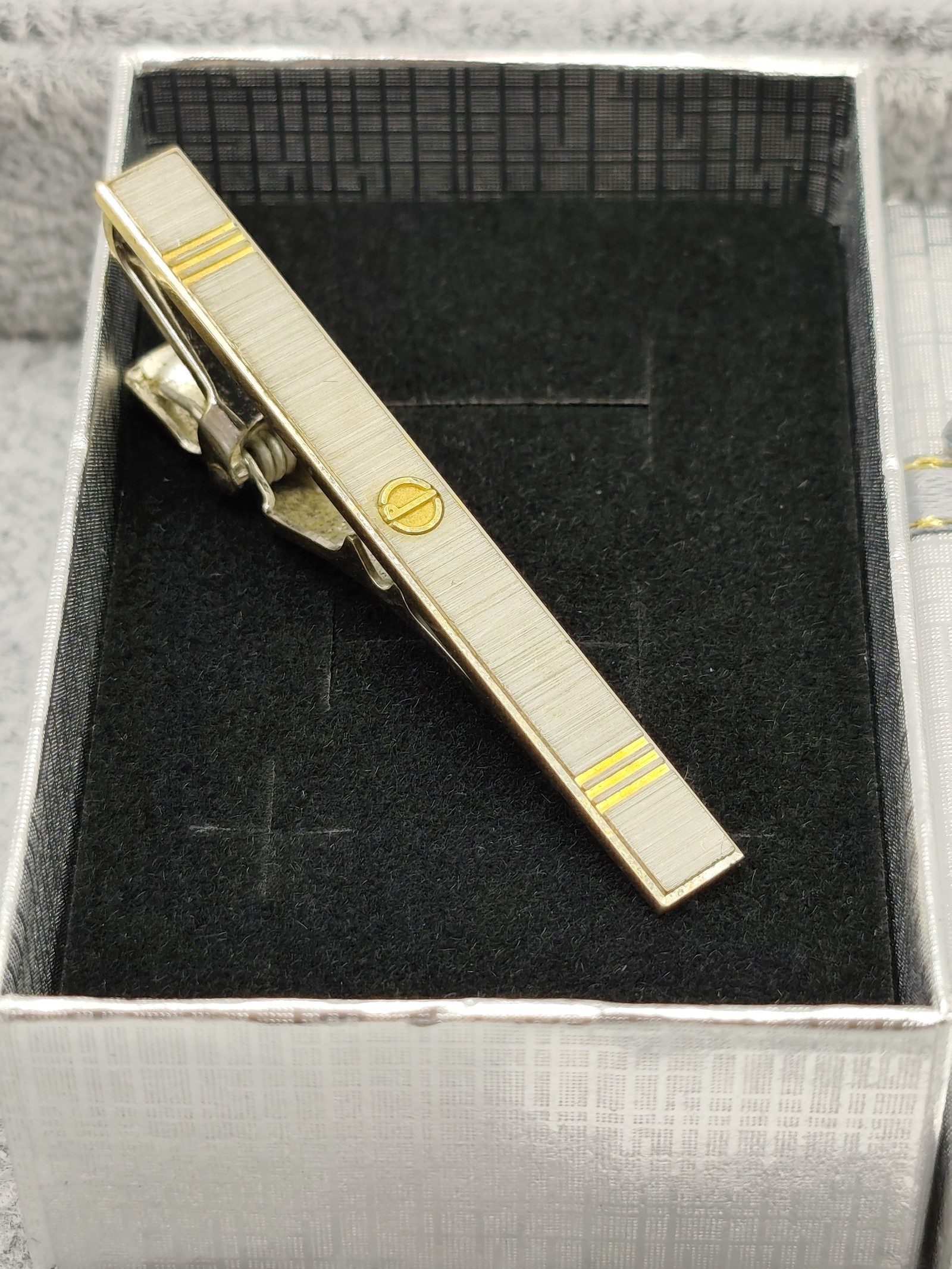Dunhill Silver & Gold Tone Tie Clip image 2