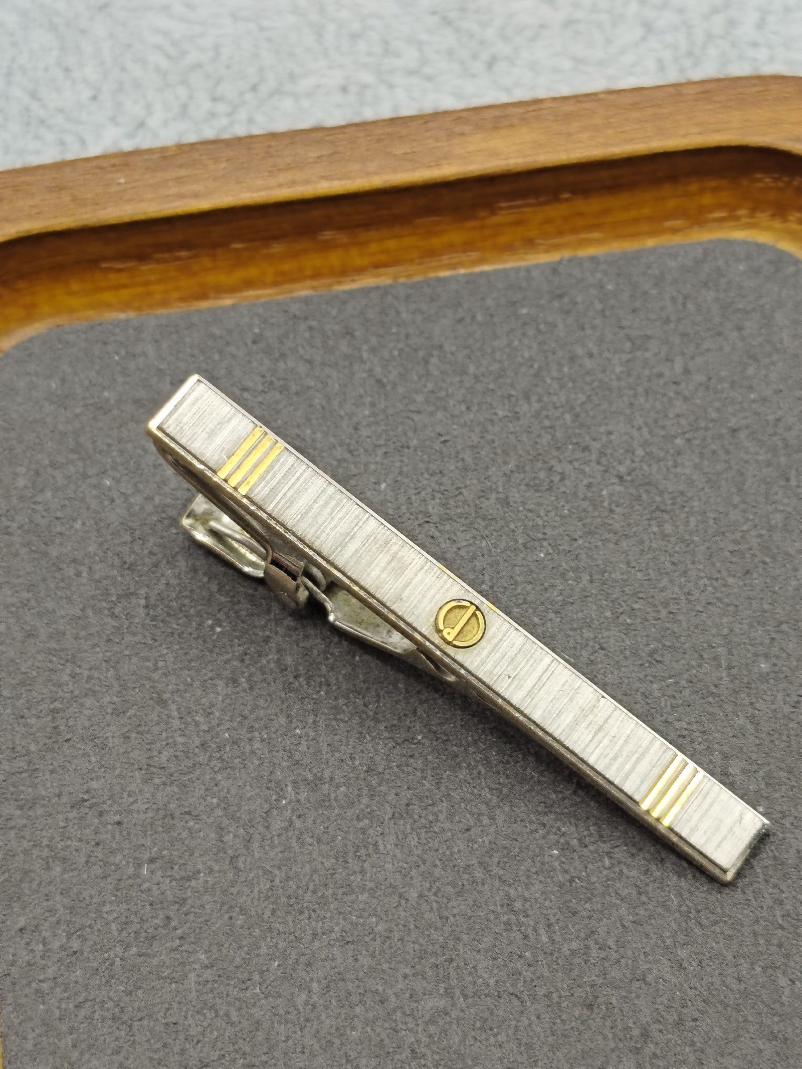 Dunhill Silver & Gold Tone Tie Clip image 3