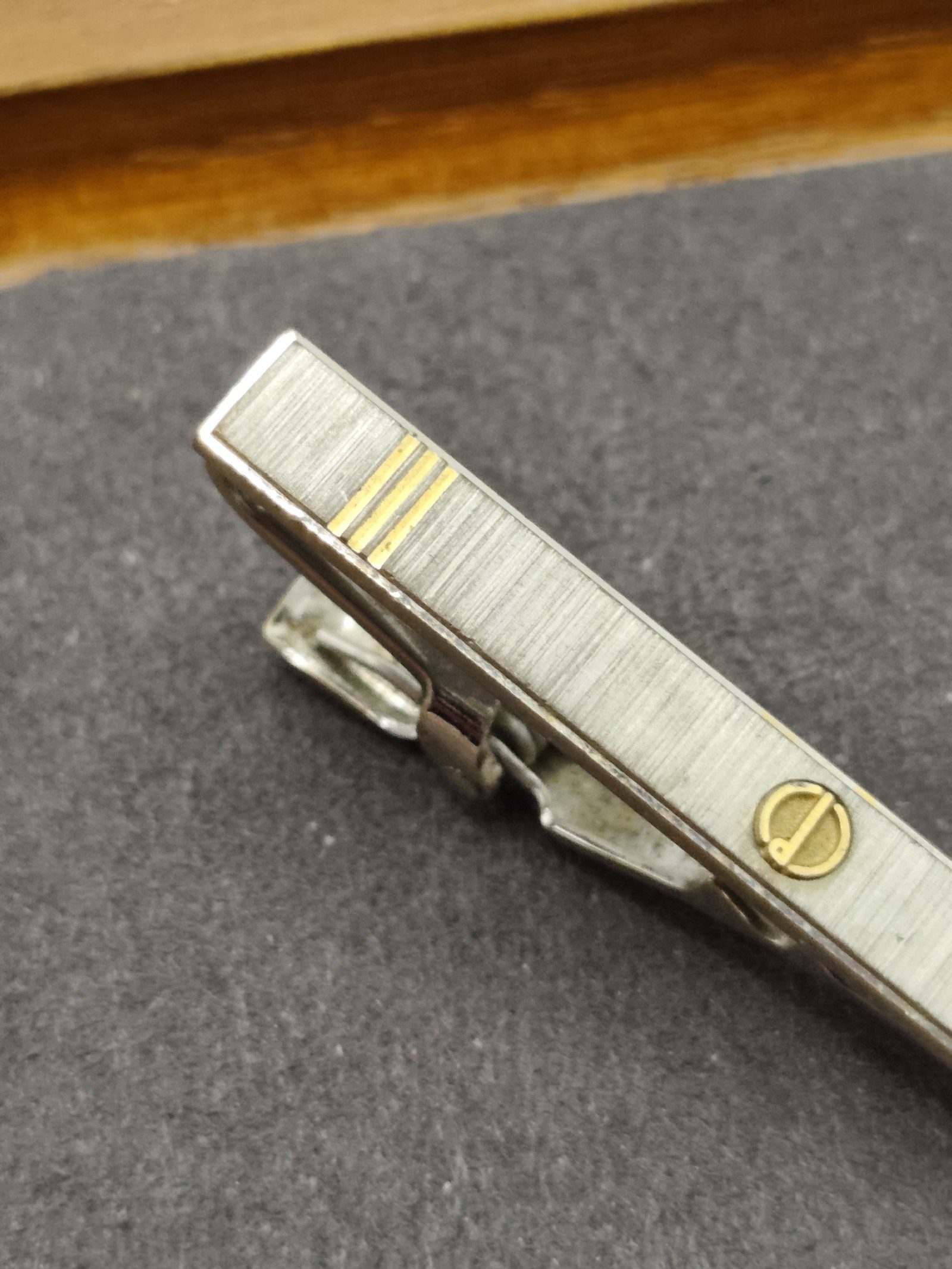 Dunhill Silver & Gold Tone Tie Clip image 5