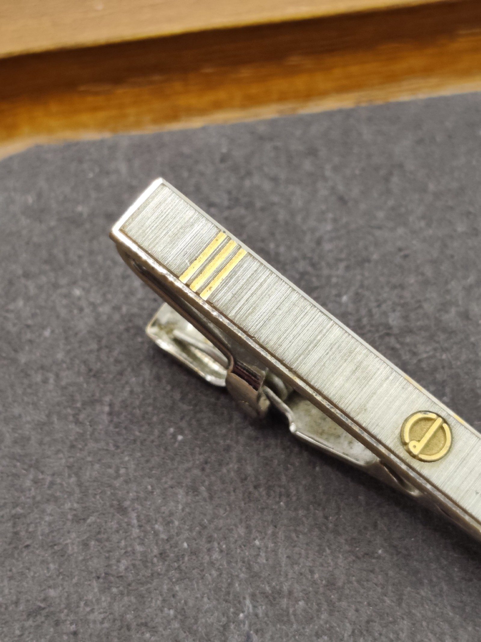 Dunhill Silver & Gold Tone Tie Clip image 6