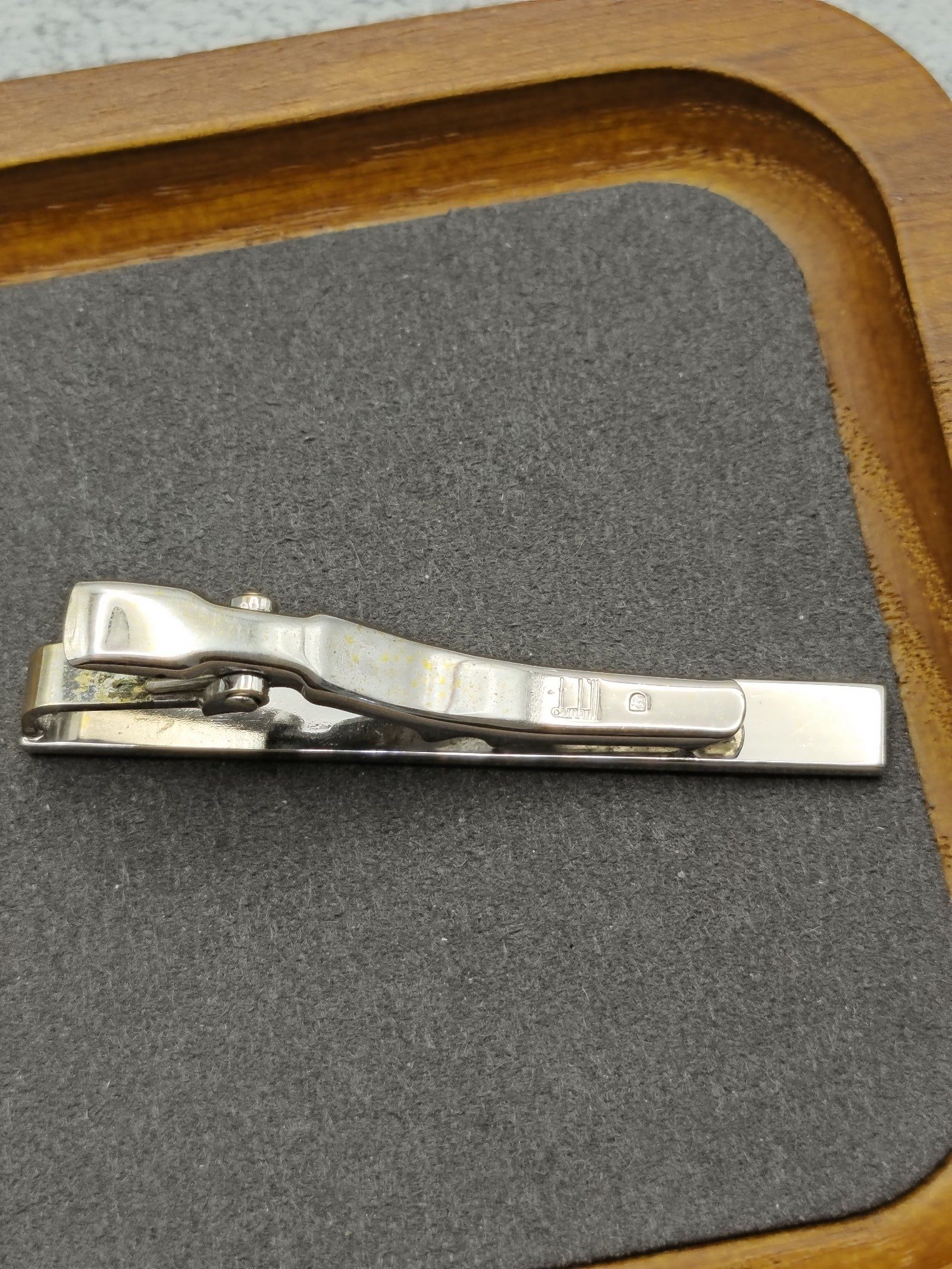 Dunhill Silver & Gold Tone Tie Clip image 10