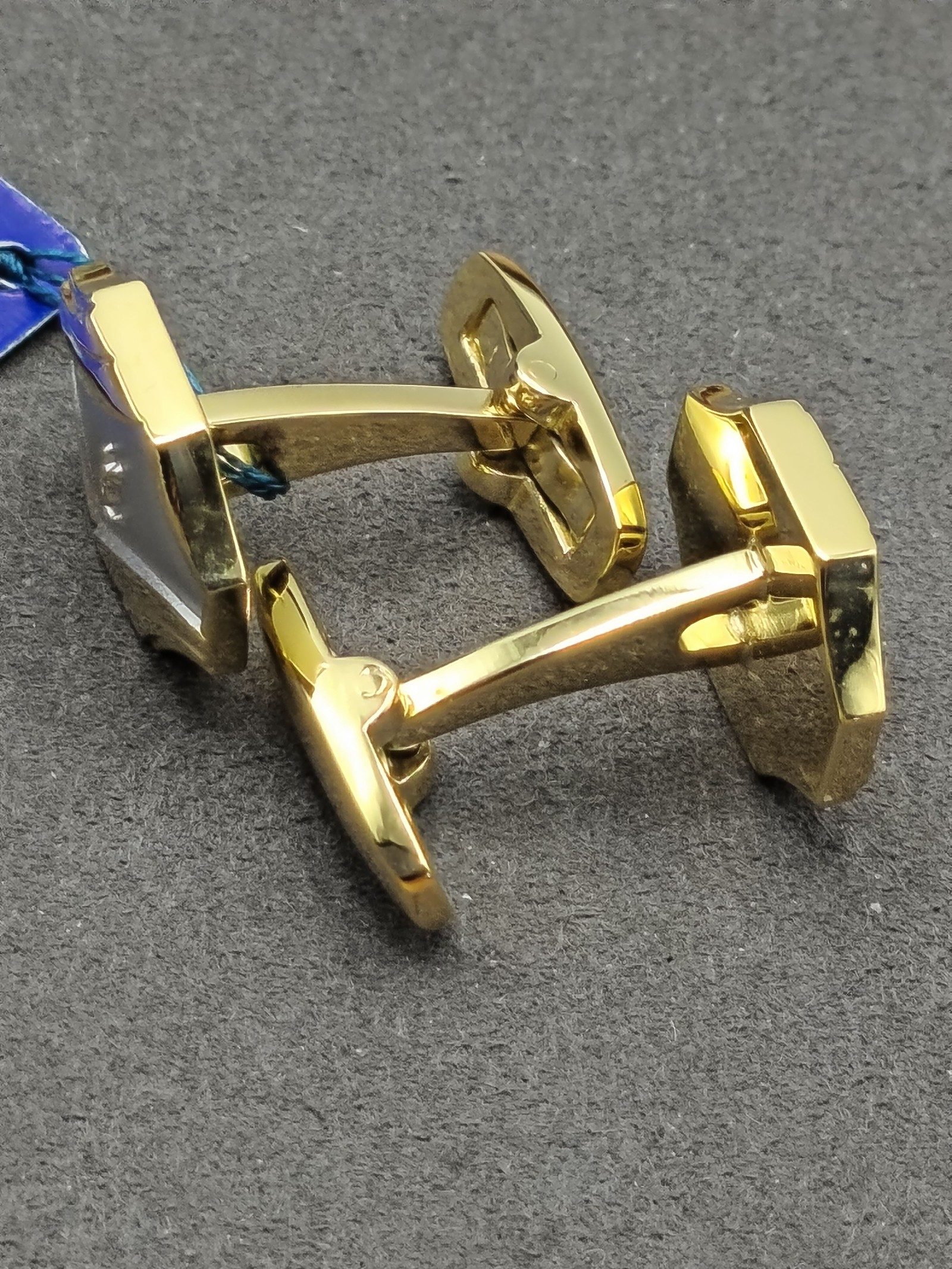 Yves Saint Laurent Gold & Silver Cufflinks & Tie Clip Set image 7