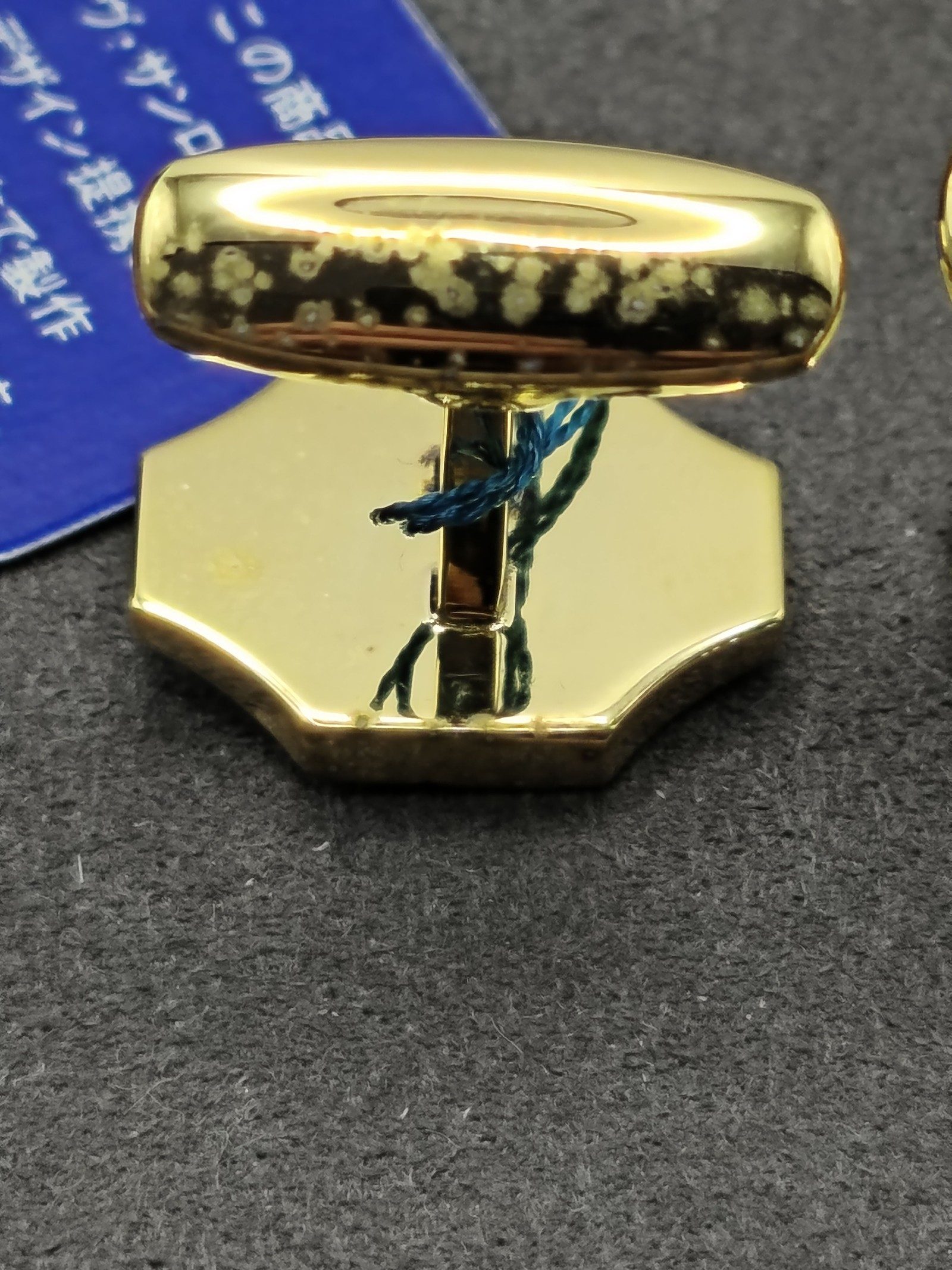 Yves Saint Laurent Gold & Silver Cufflinks & Tie Clip Set image 9