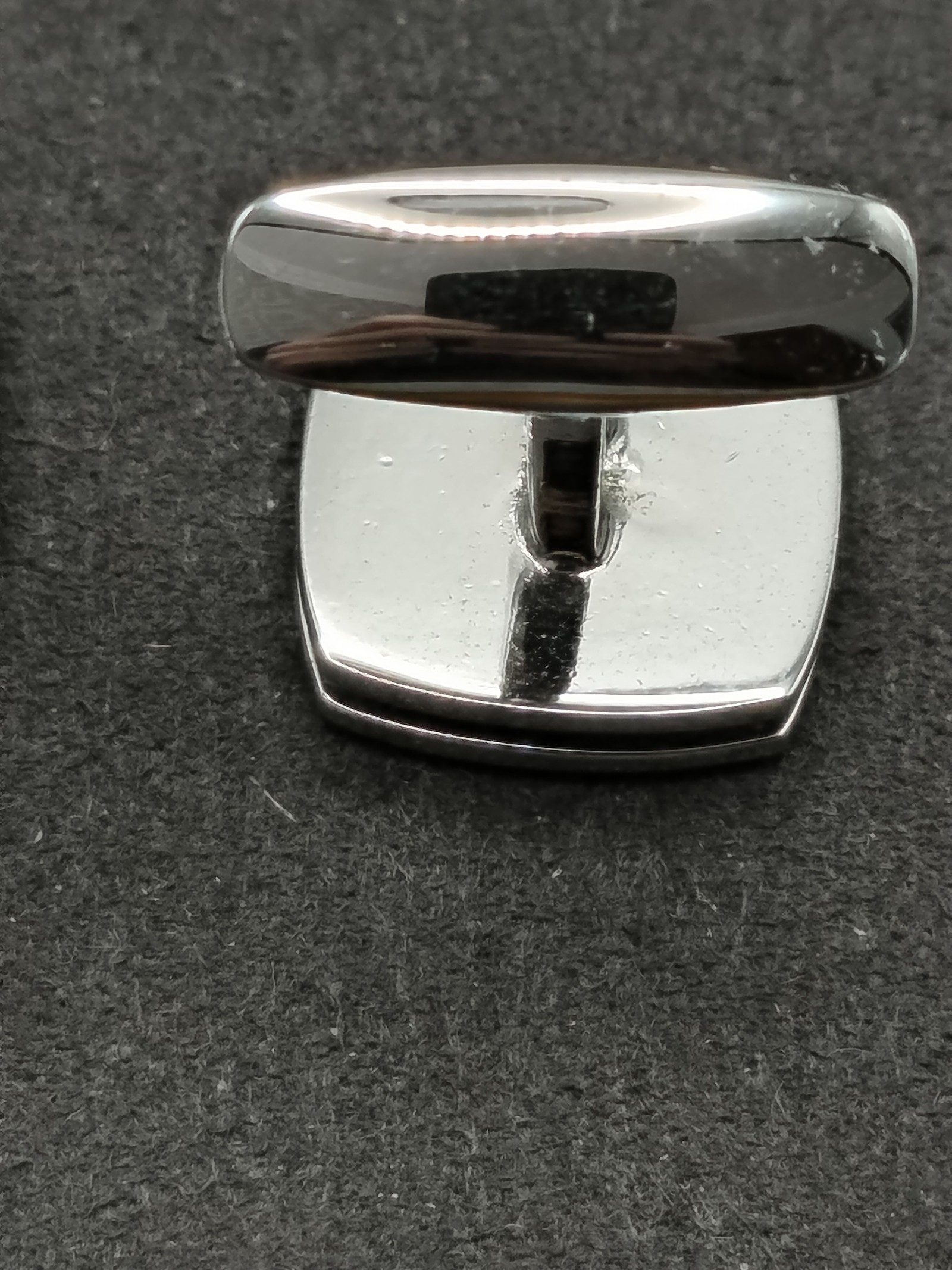 YSL Silver Logo Cufflinks in Gift Box image 7