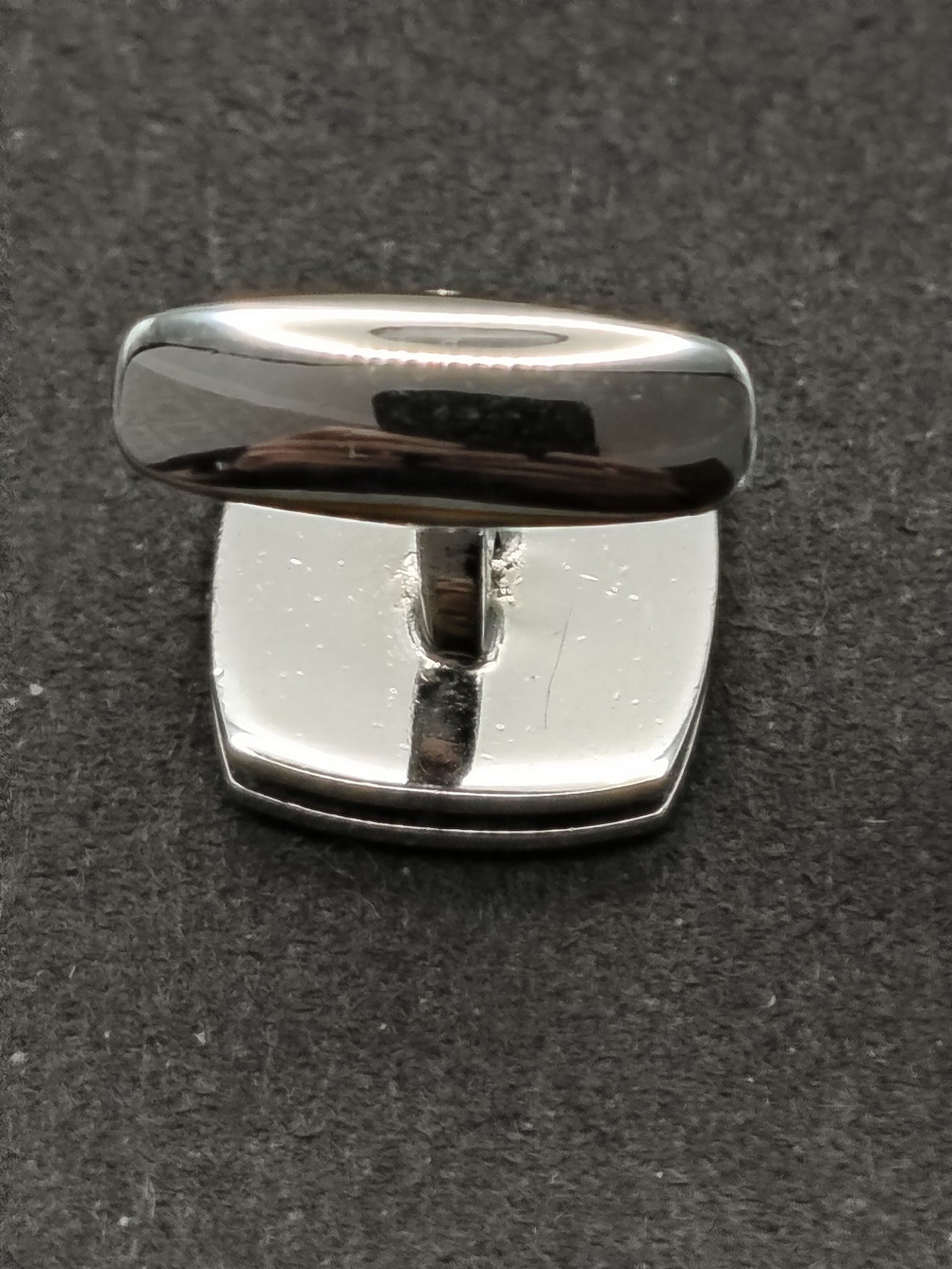 YSL Silver Logo Cufflinks in Gift Box image 8