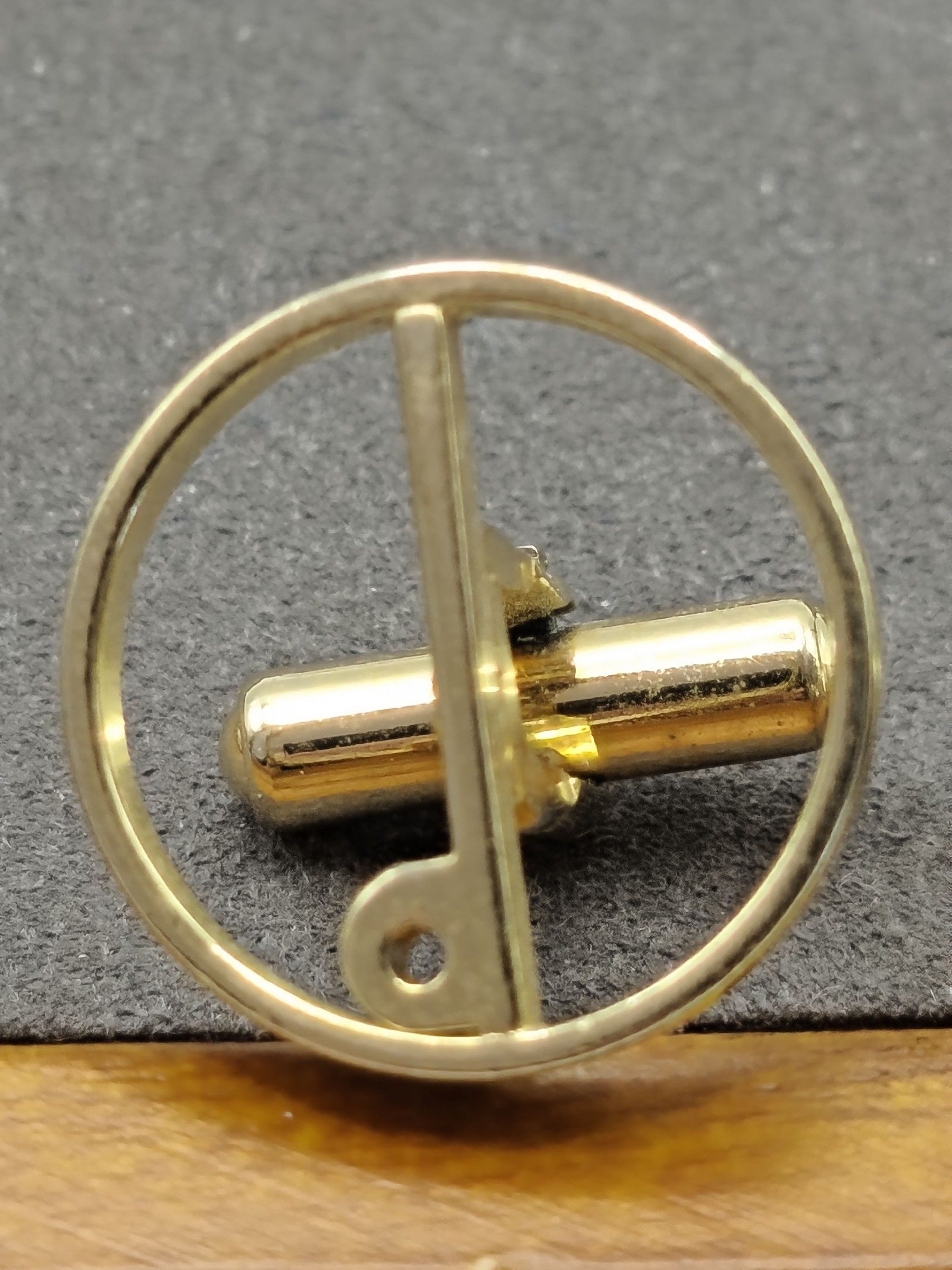 Dunhill Gold Tone Round Modernist Cufflinks image 5